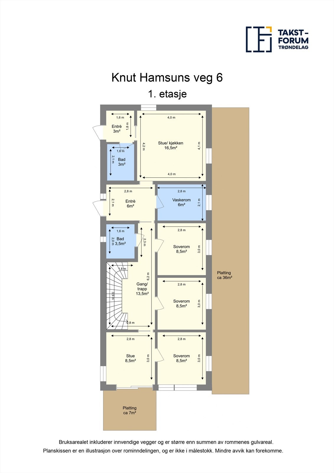Skisse 1.etasje Galleribilde