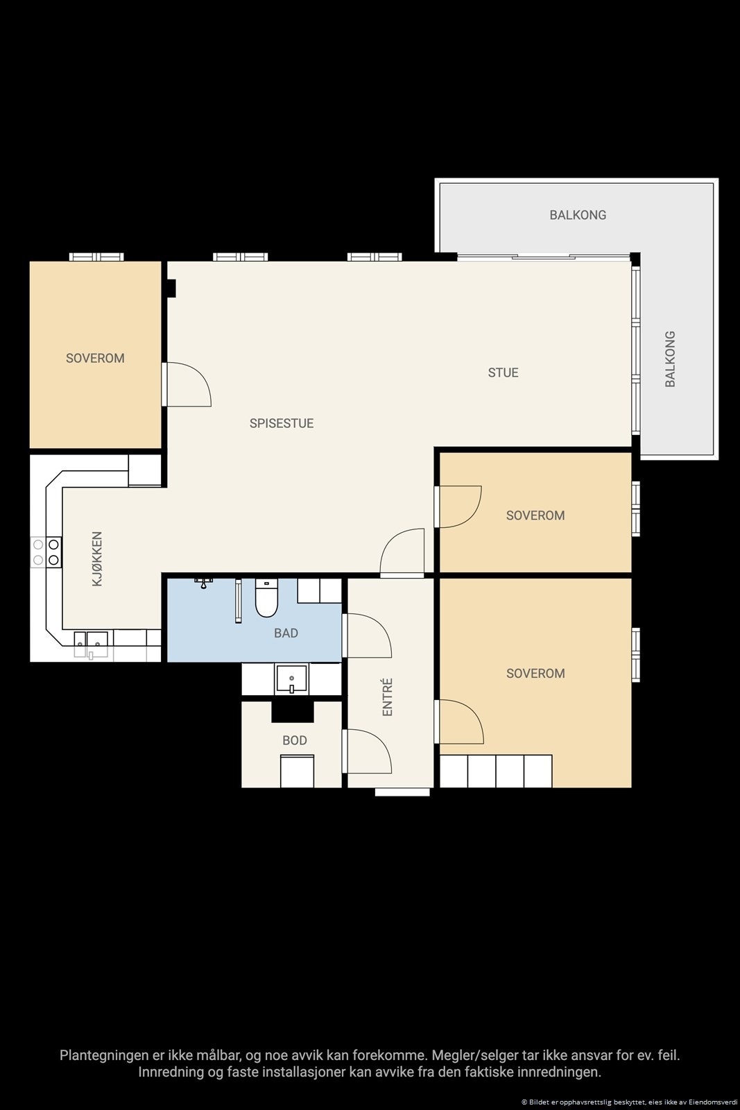 Plantegning Galleribilde