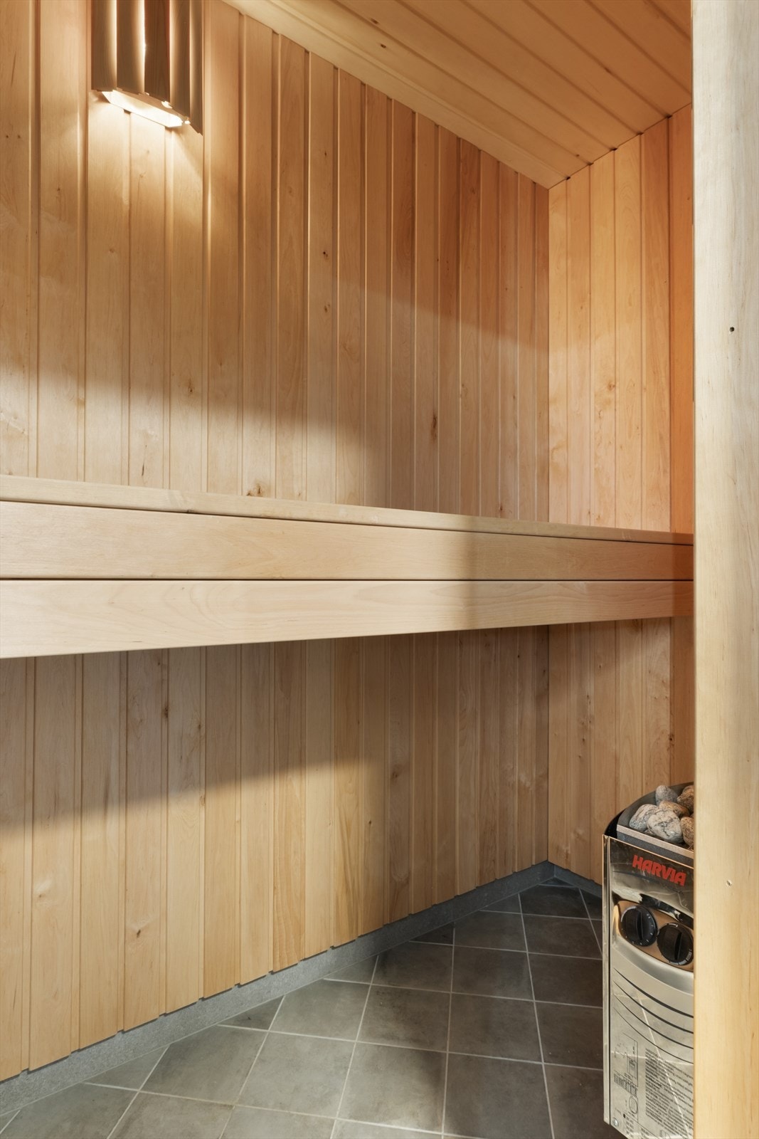 Frå badet er det direkte tilkomst til badstove. Galleribilde