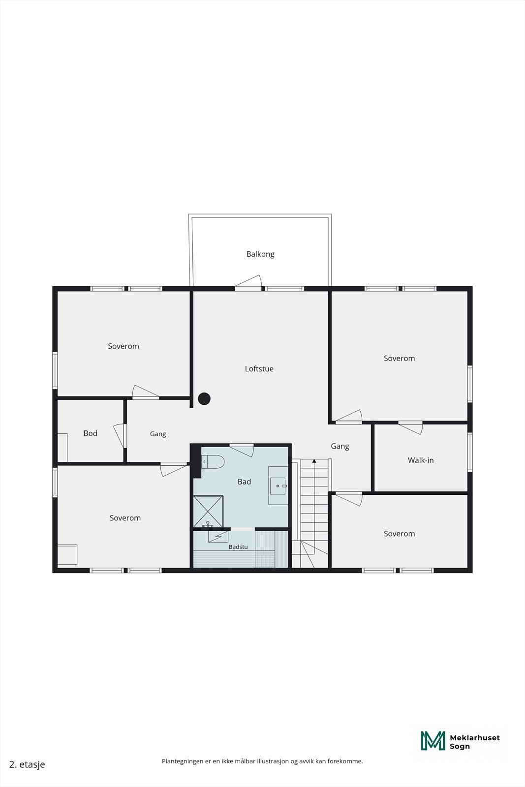 Planteiknig 2D 2.etg. Galleribilde