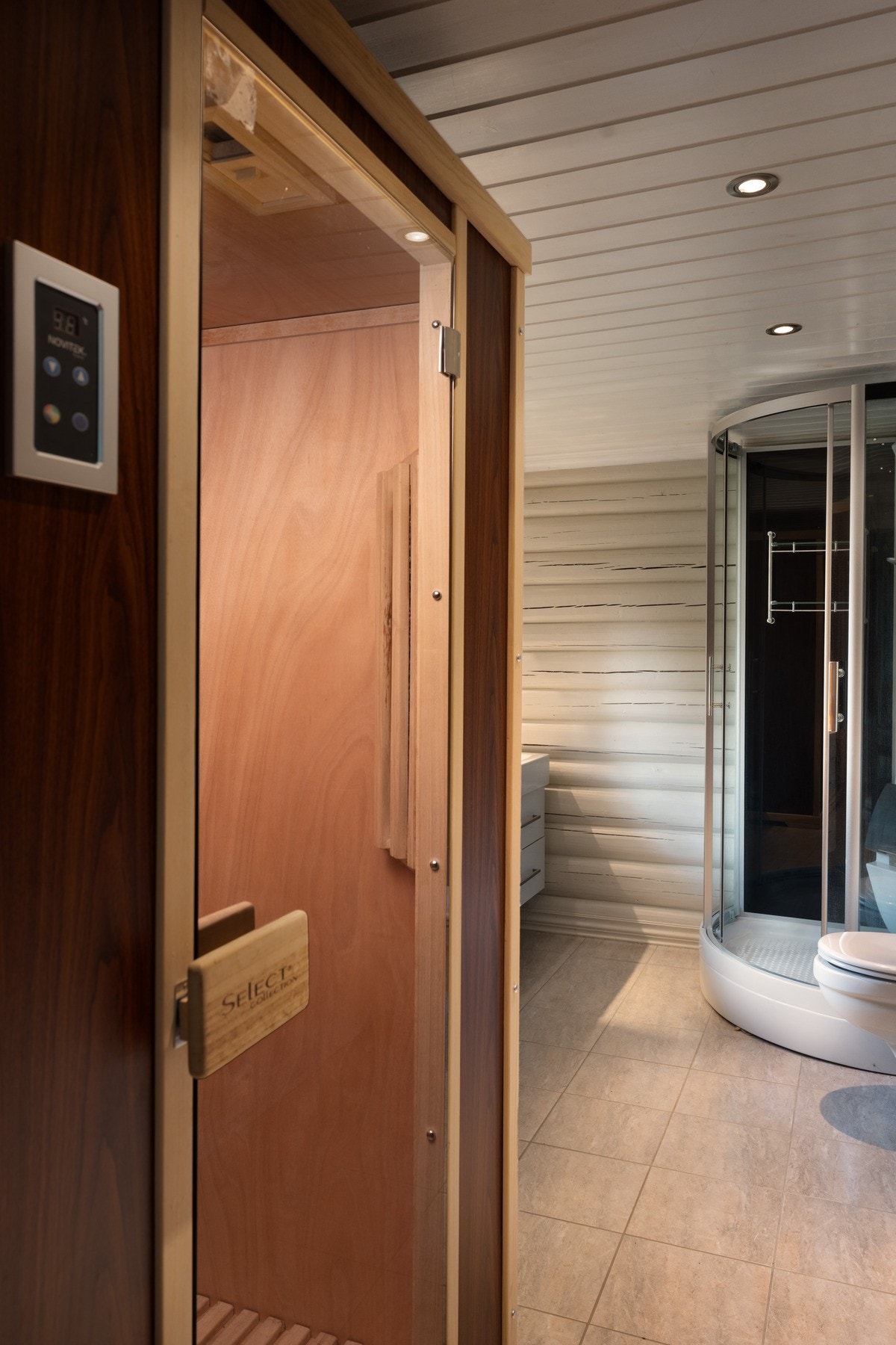 Badstue ved badet. Galleribilde
