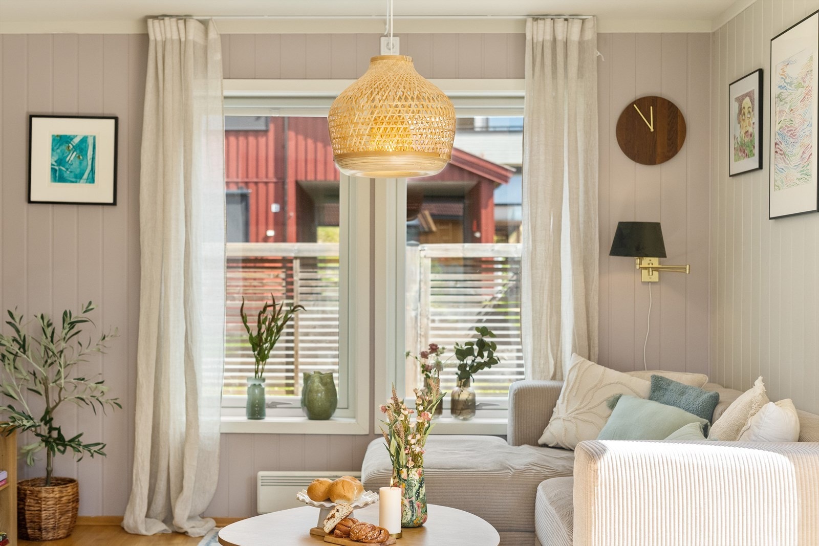 Boligen er utstyrt med et balansert ventilasjonsanlegg. Galleribilde