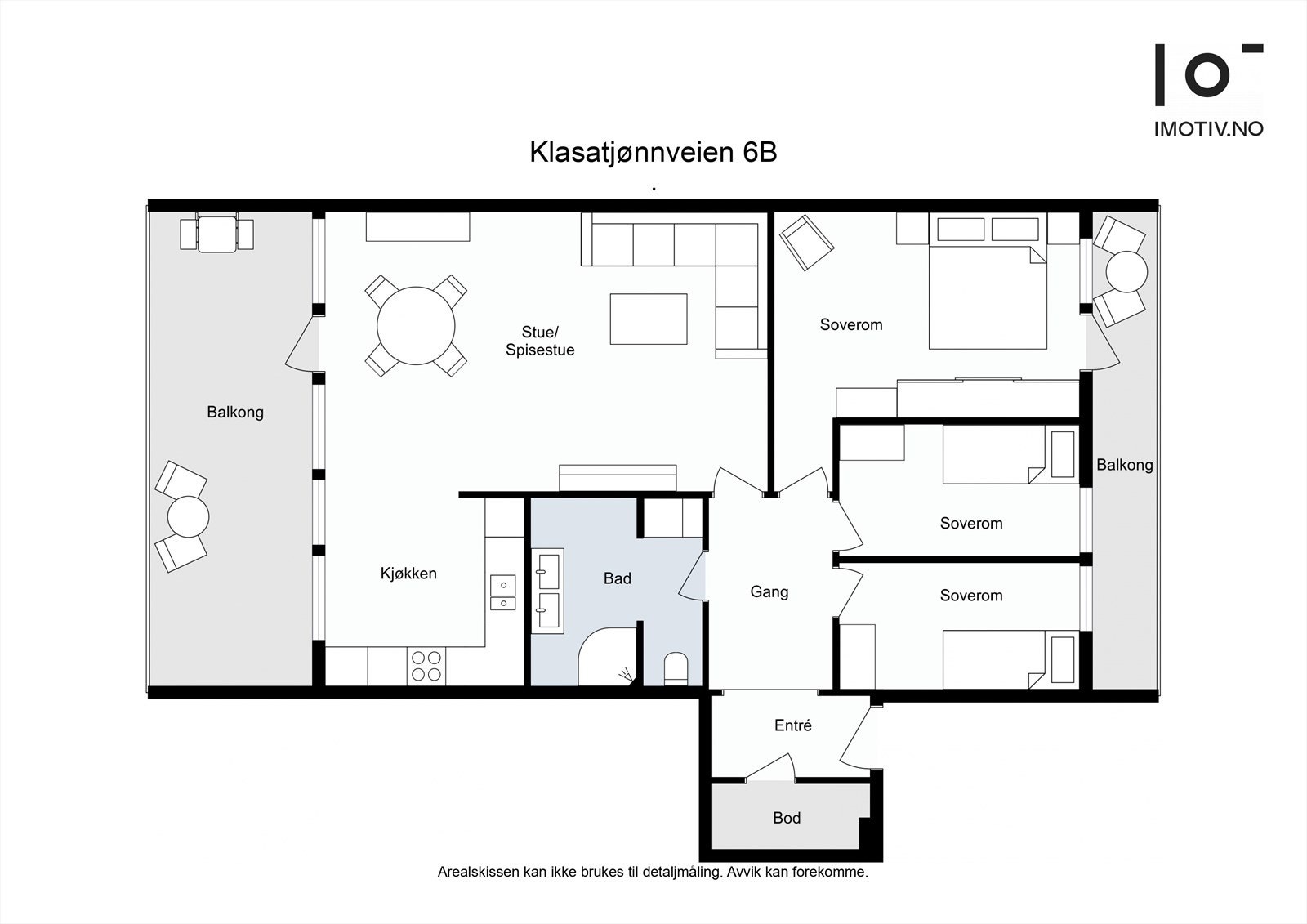 Leiligheten har en effektiv og gjennomtenkt planløsning som utnytter arealene på en svært god måte. Galleribilde