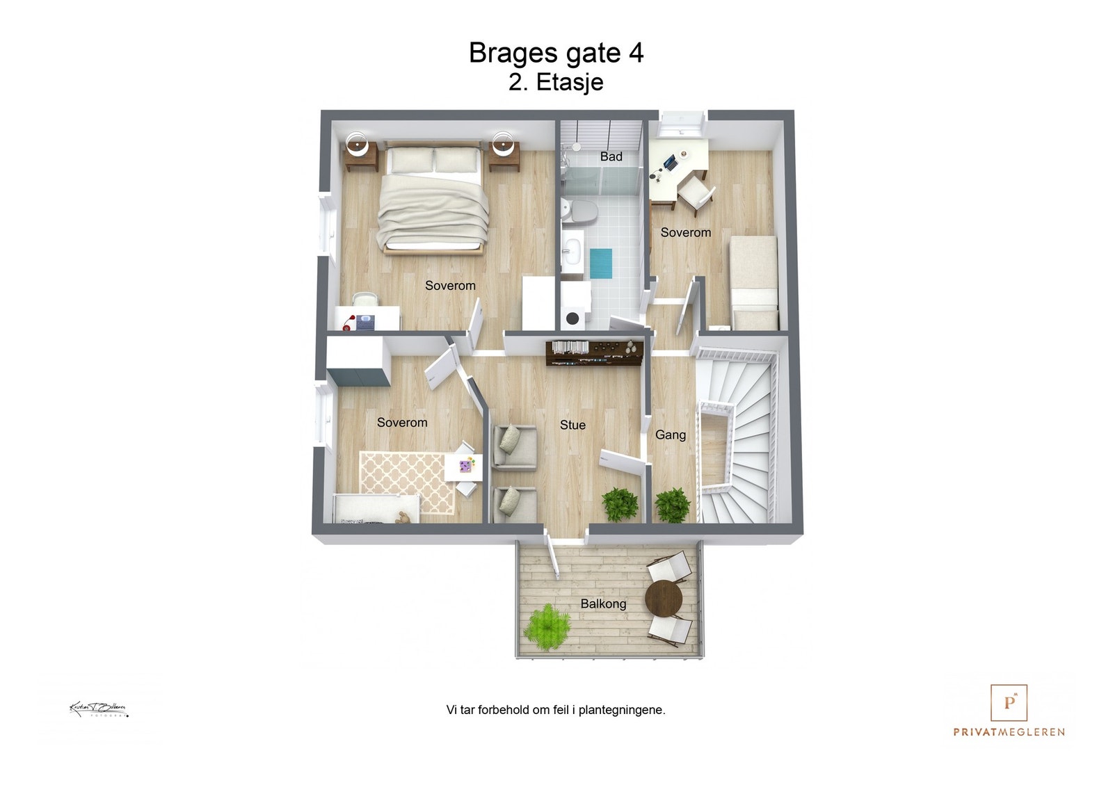 Plantegning 2. etasje Galleribilde