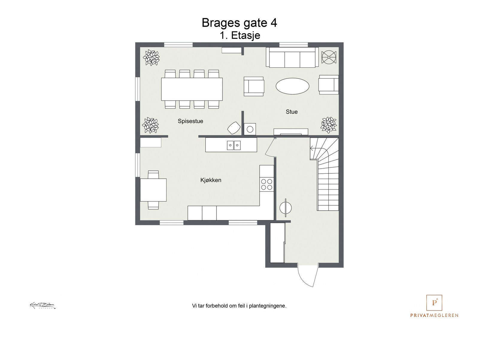 Plantegning Galleribilde
