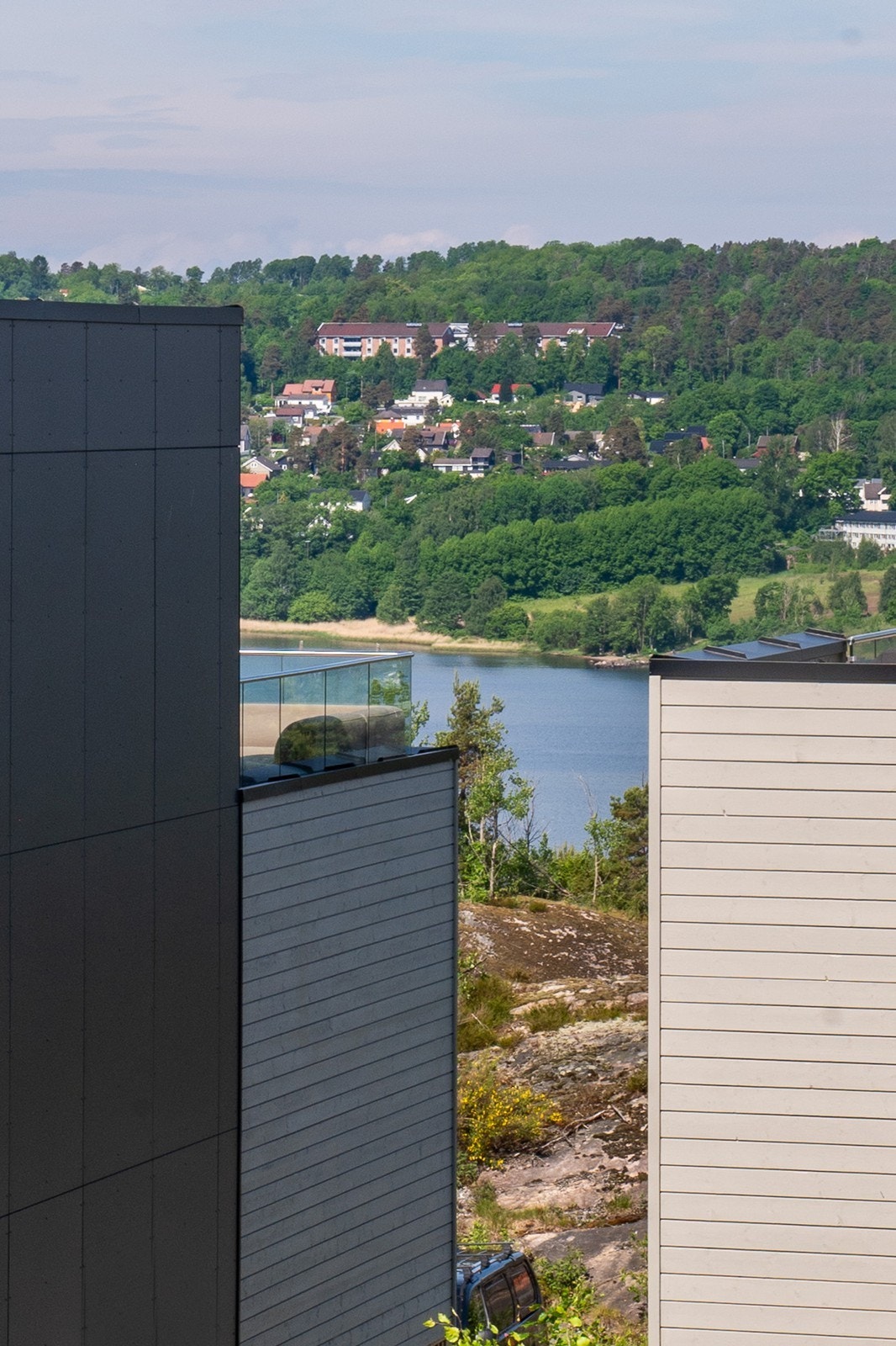 Fra leiligheten er det et hyggelig glimt mot Mossesundet. Galleribilde