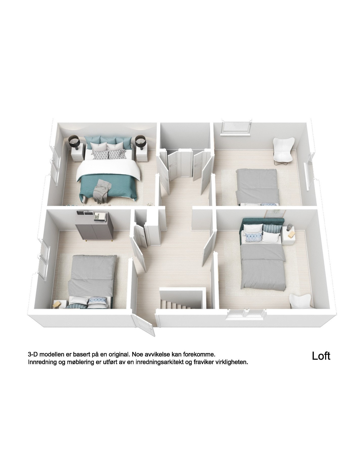 Plantegning 2.etg. Galleribilde