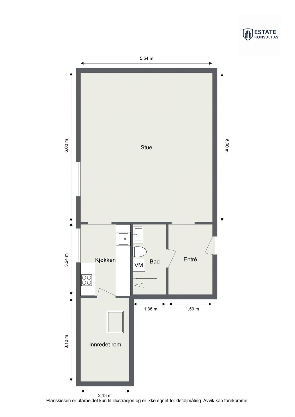 Plantegning Galleribilde