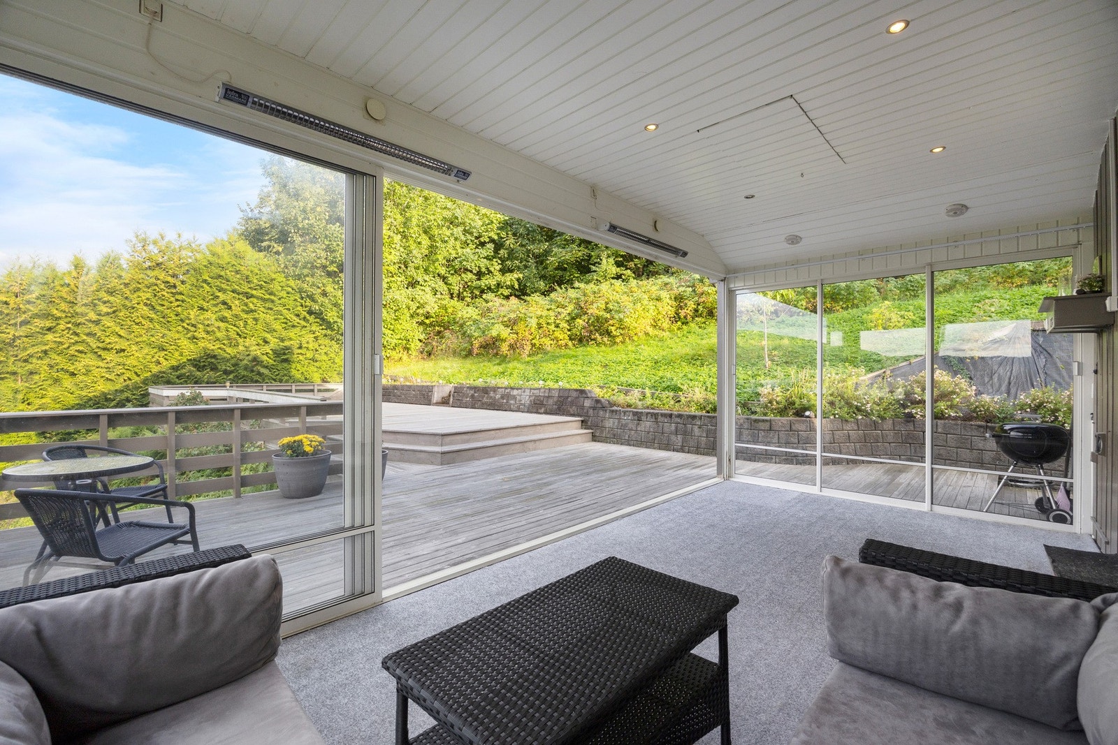 Innglasset terrasse Galleribilde
