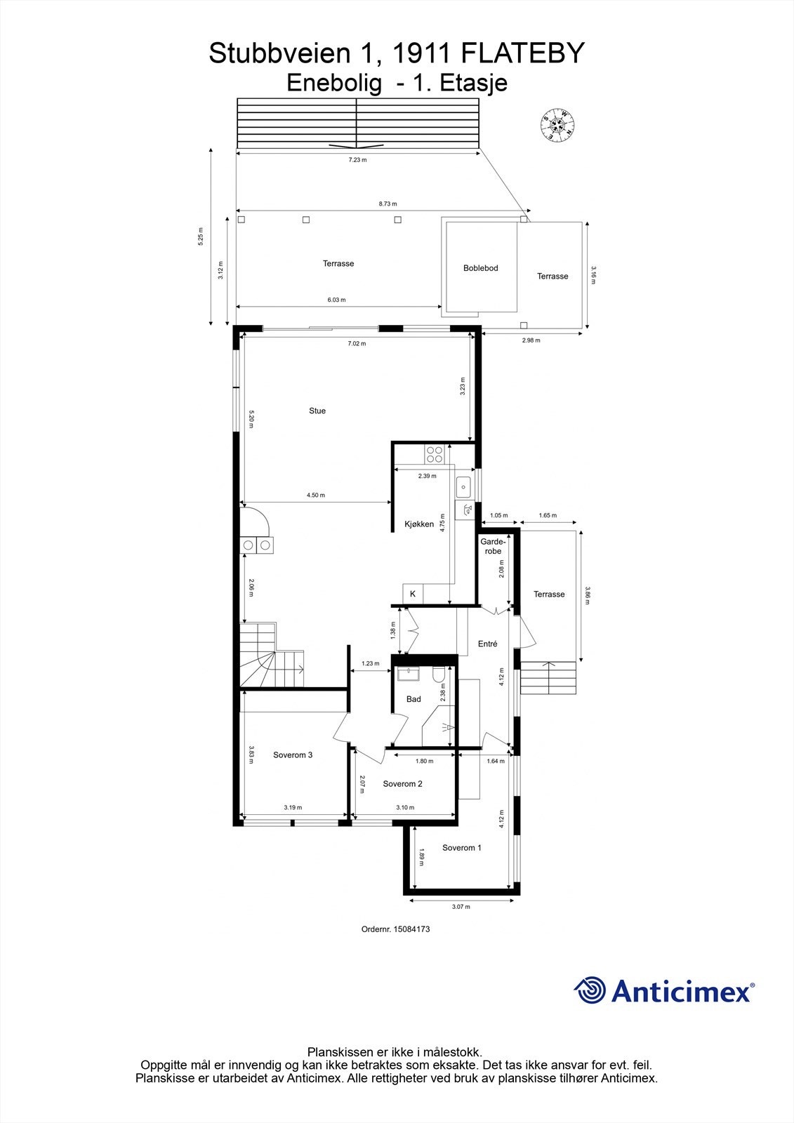 Plantegning - 1. Etasje Galleribilde