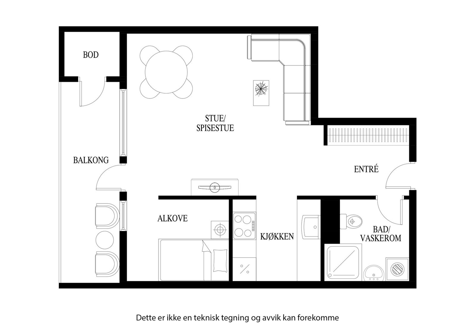 Plantegning Galleribilde