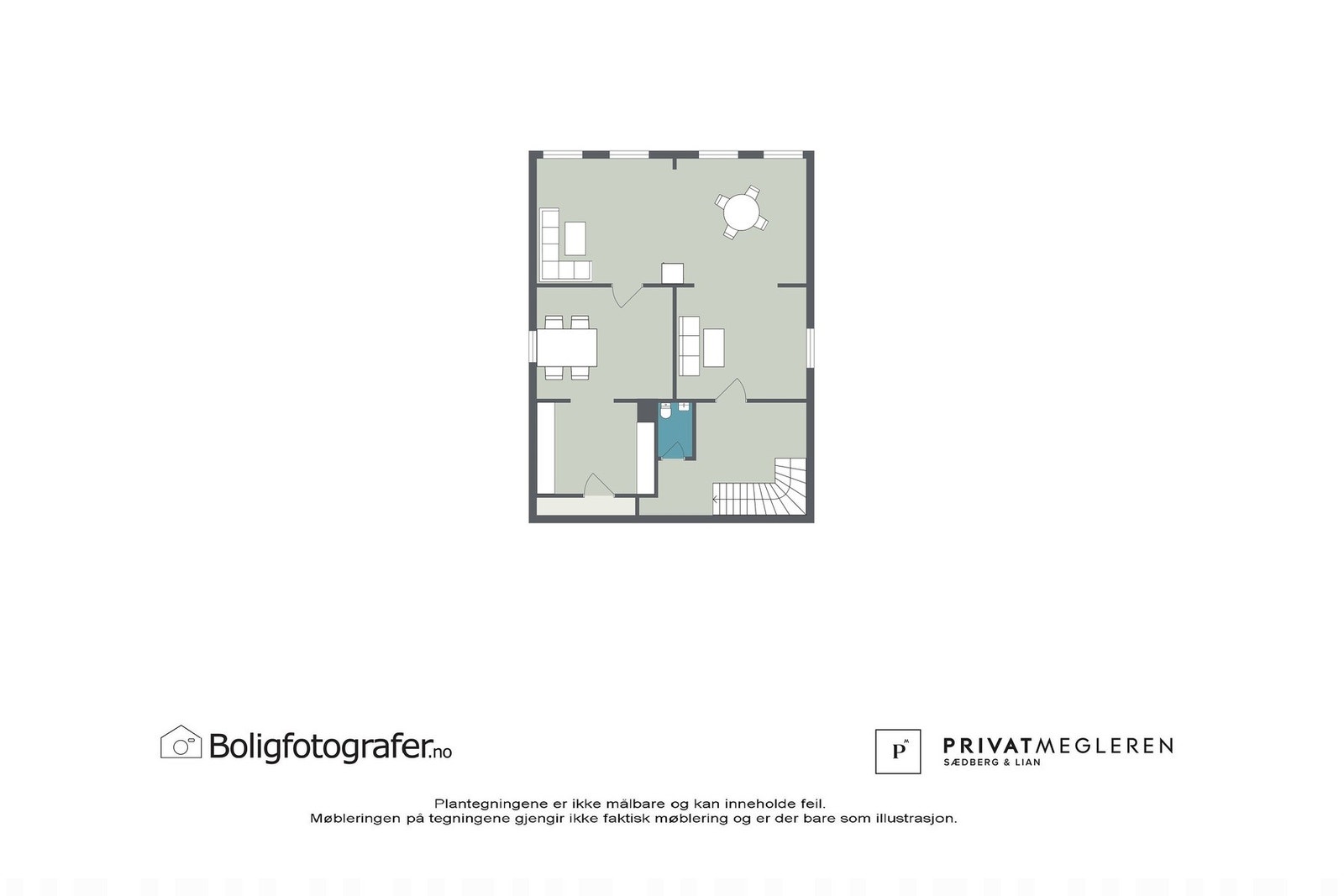 2D Planskisse / første etasje Galleribilde