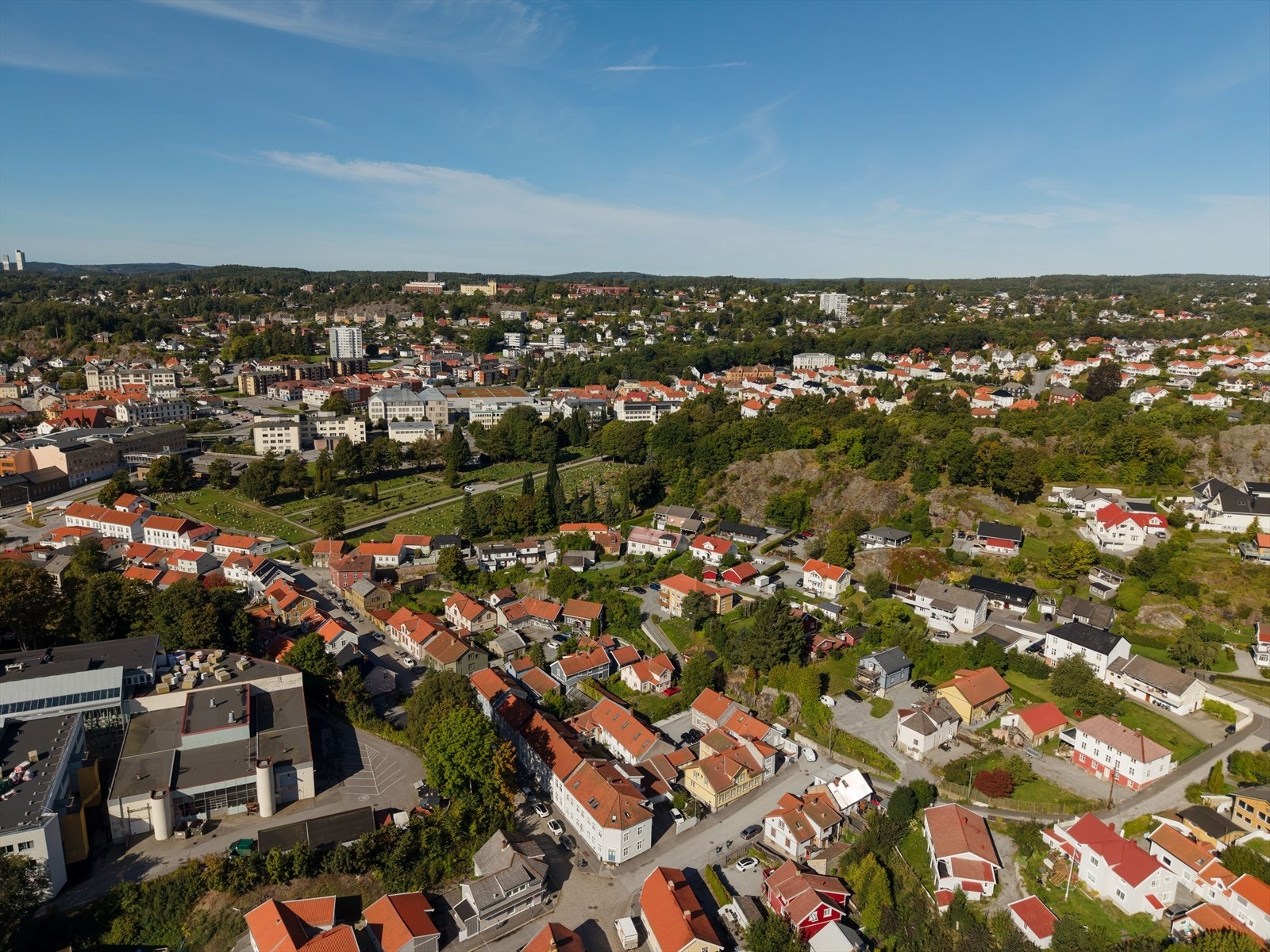 Damhaugen byr på en fin kombinasjon av rolig småbymiljø og sentral nærhet. Galleribilde