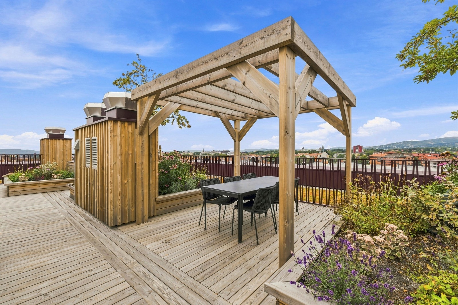 Felles takterrasse med rå utsikt over hele Oslo! Galleribilde