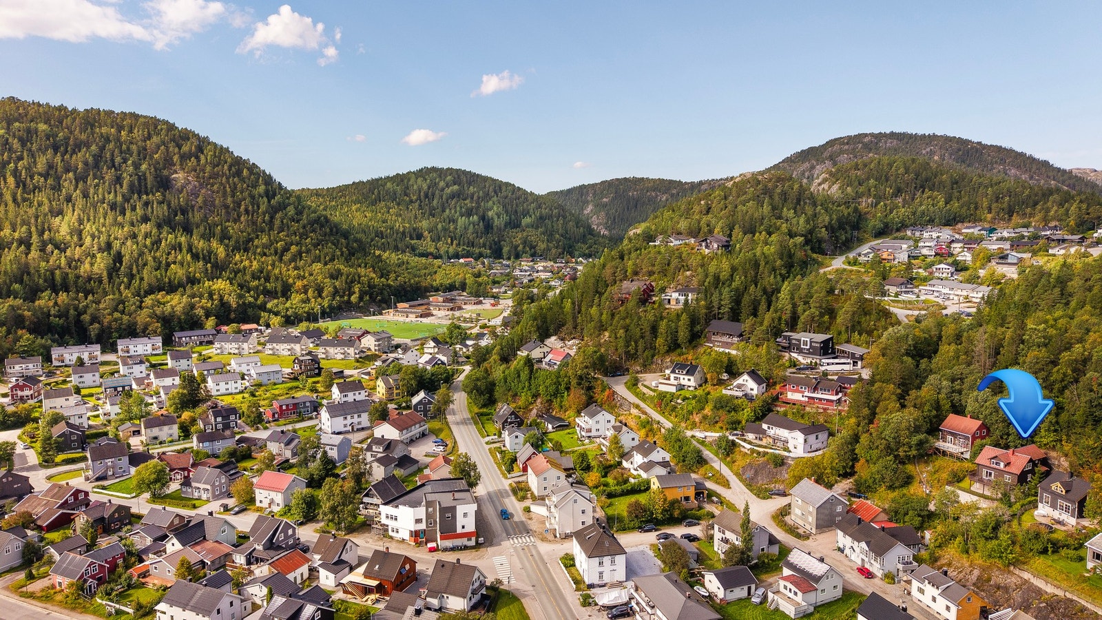 Attraktiv beliggenhet i etablert boligområde like nedenfor Seterdalen. Galleribilde
