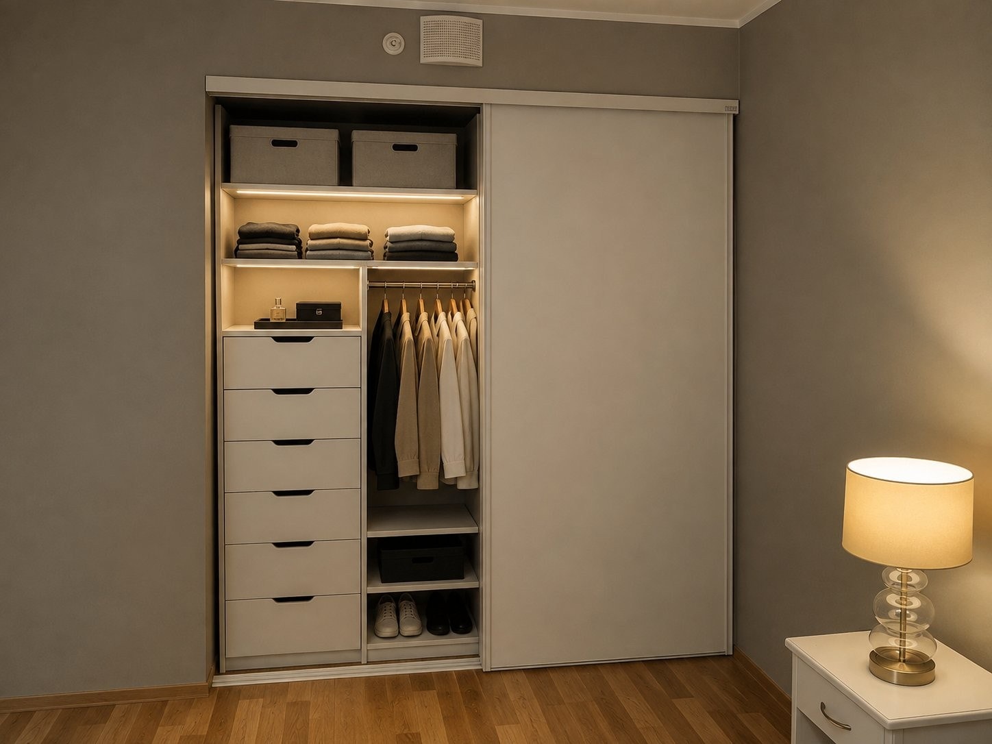 Skyvedørs garderobe Galleribilde