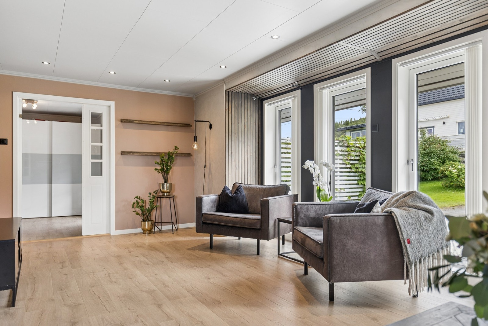 Vinduene i boligen ble skiftet i perioden 2005 til 2014. Galleribilde