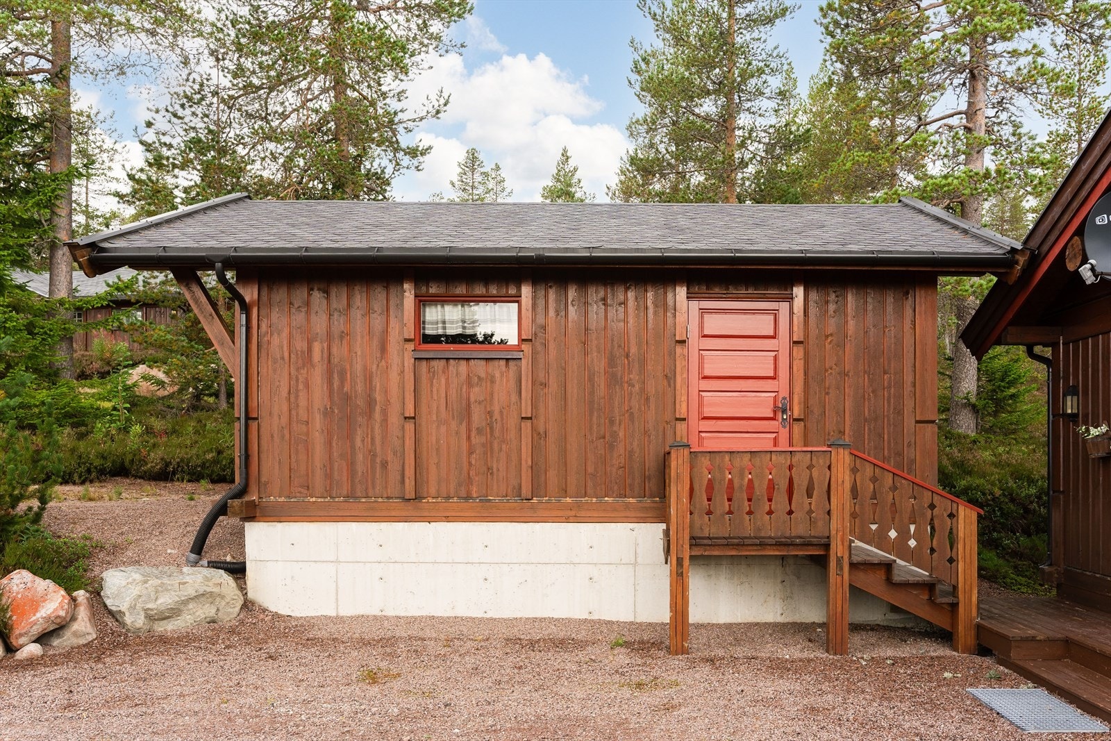 I tilknytning til hytta er det en praktisk utvendig bod på 4 m². Galleribilde