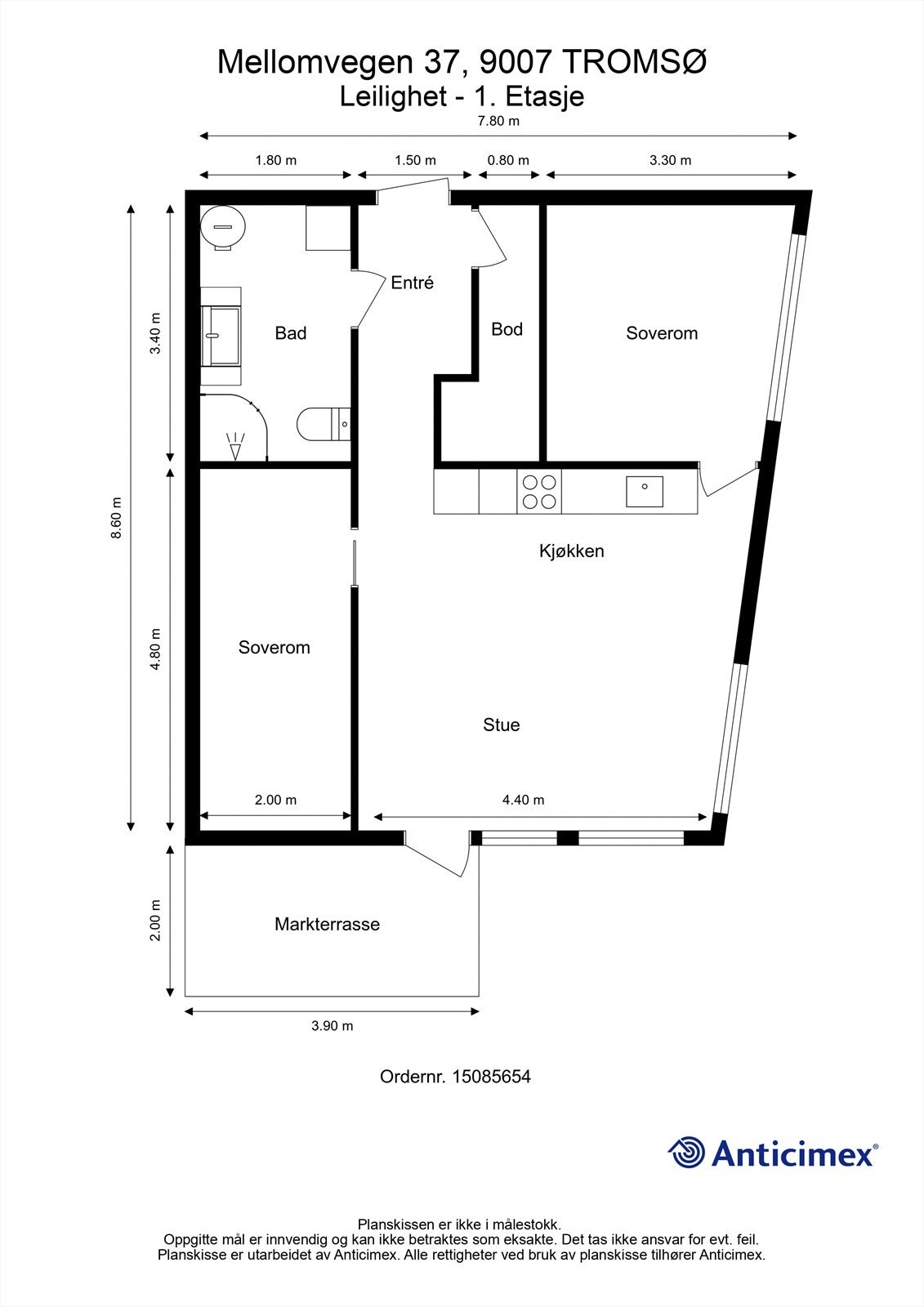 Plantegning Galleribilde