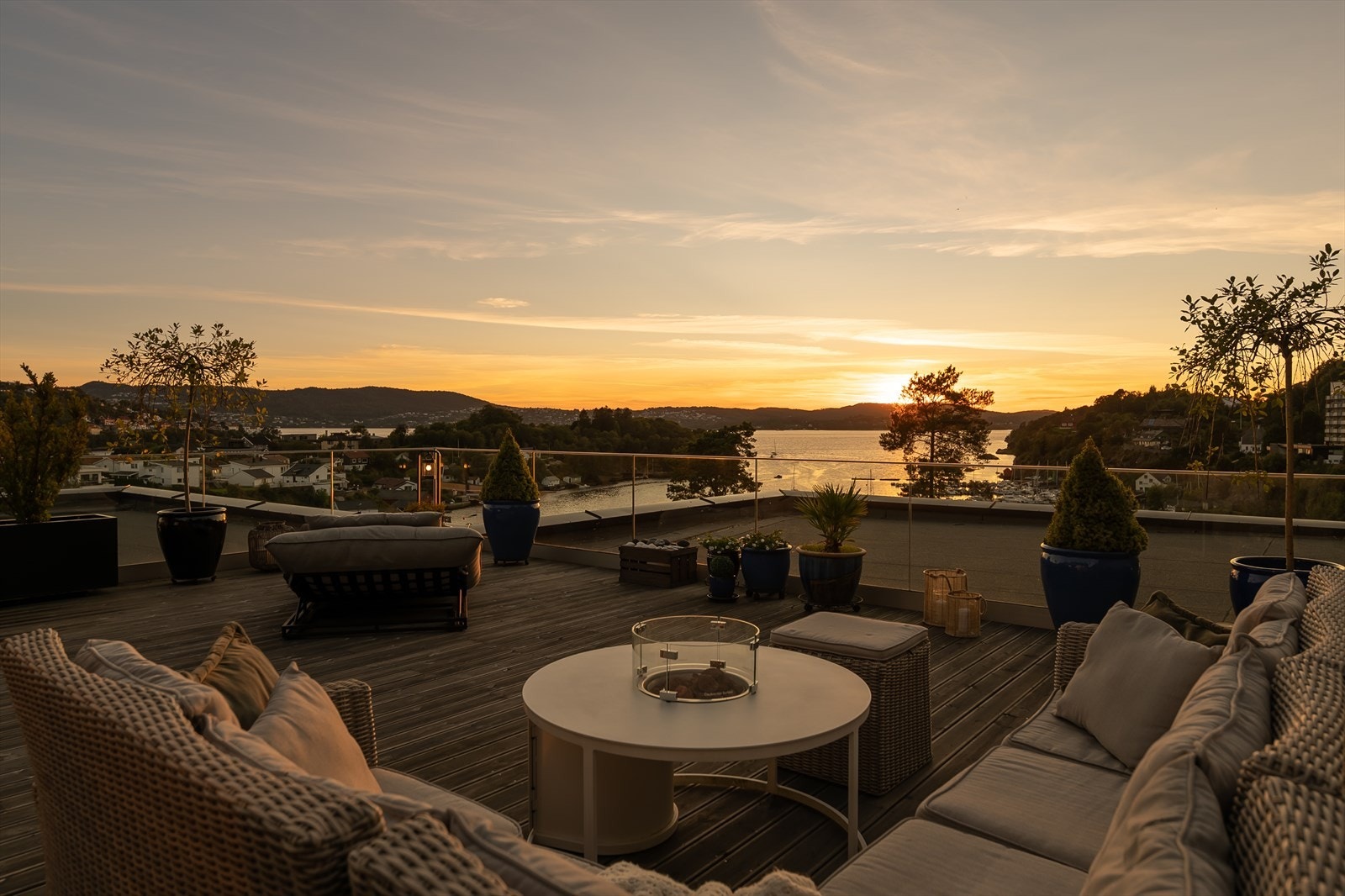 Her kan du nyte kveldssolen fra egen terrasse - dette må oppleves! Galleribilde