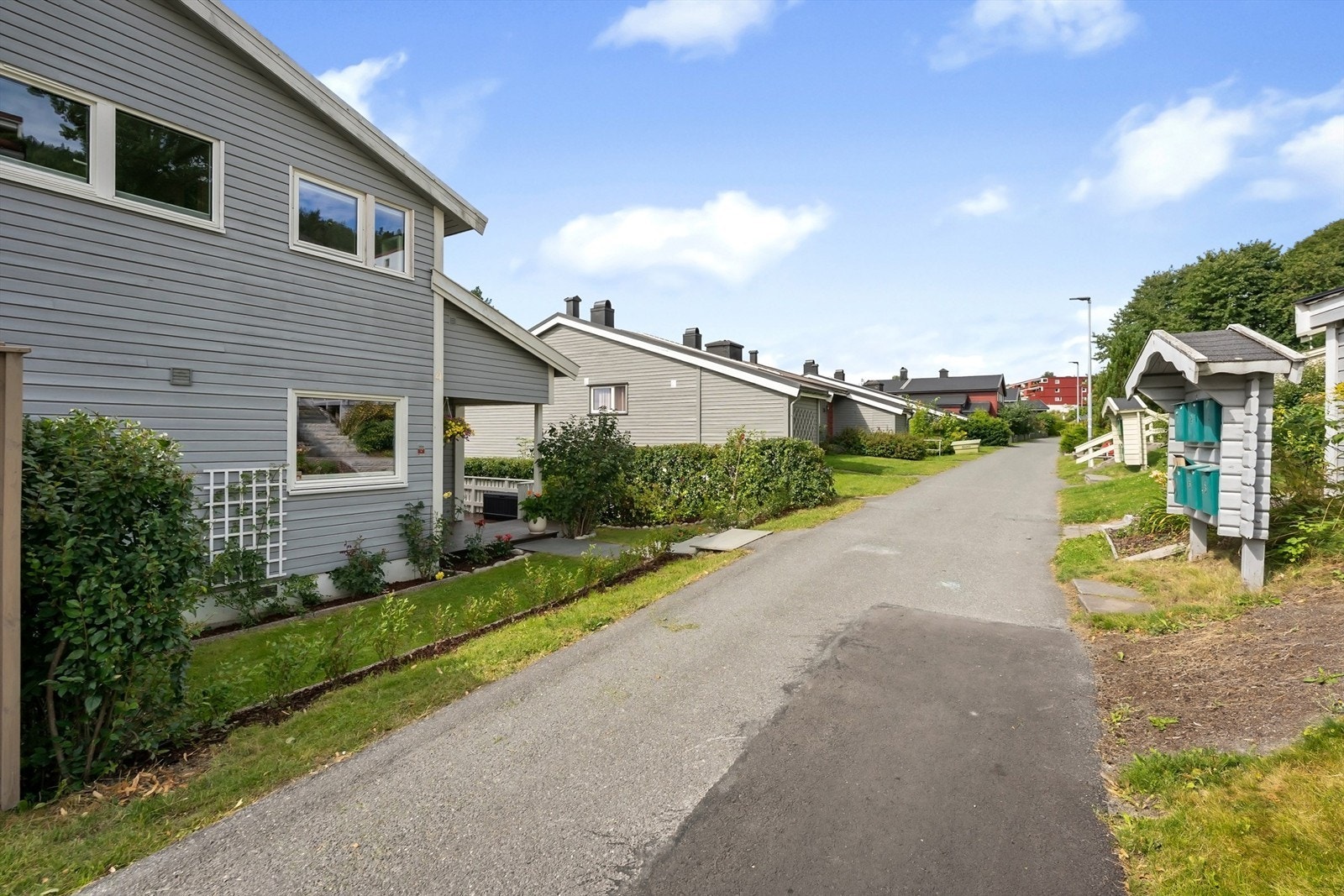 Barnevennlig nabolag med gangavstand til skoler og barnehager. Galleribilde