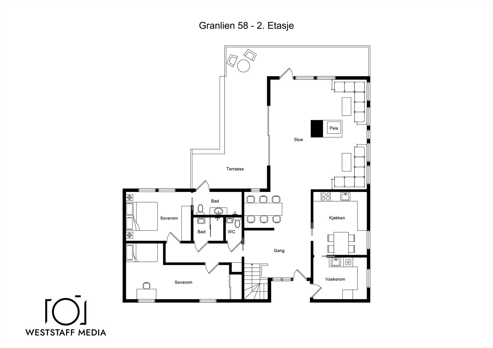 Plantegning Galleribilde