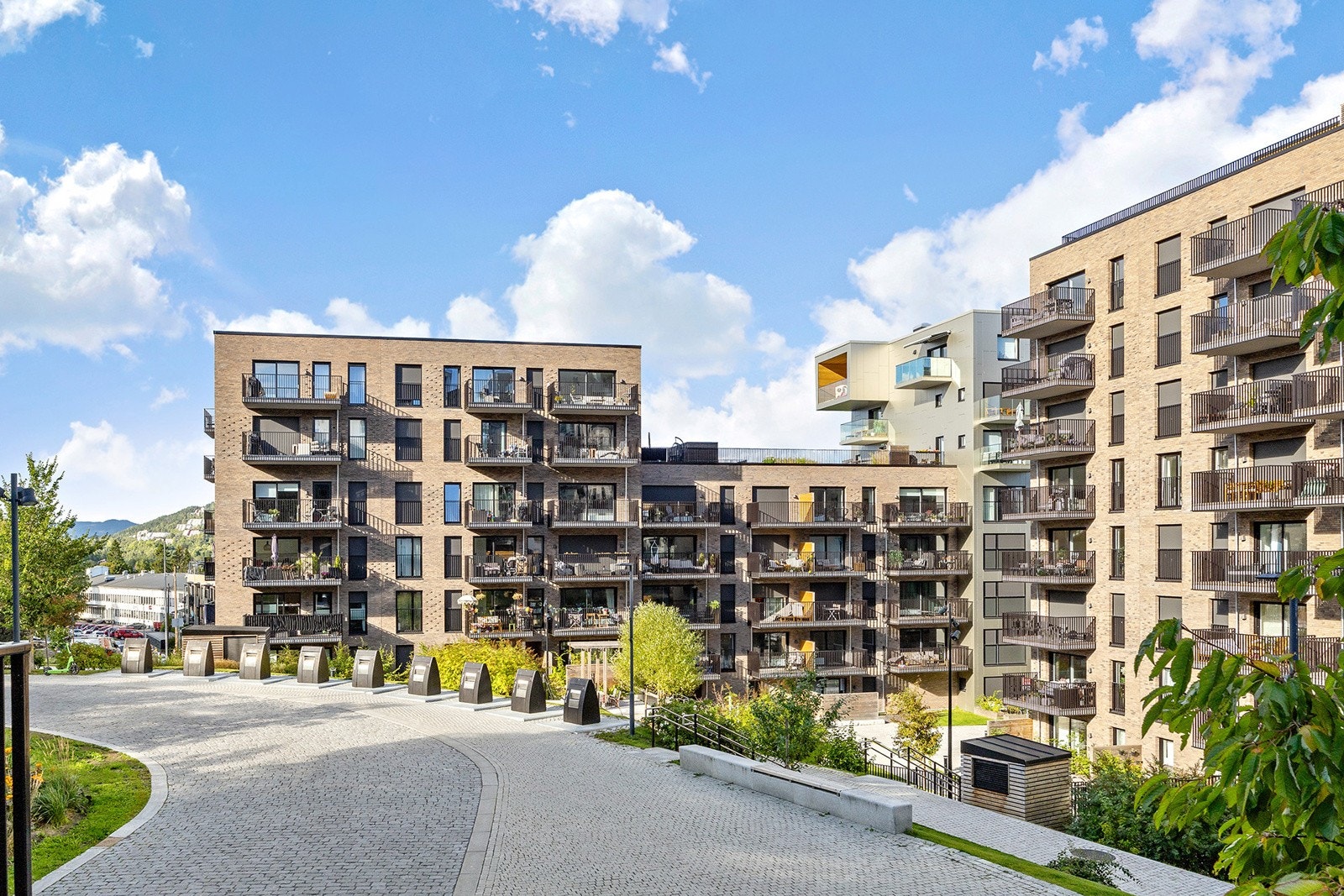 Byggets fasade. Galleribilde