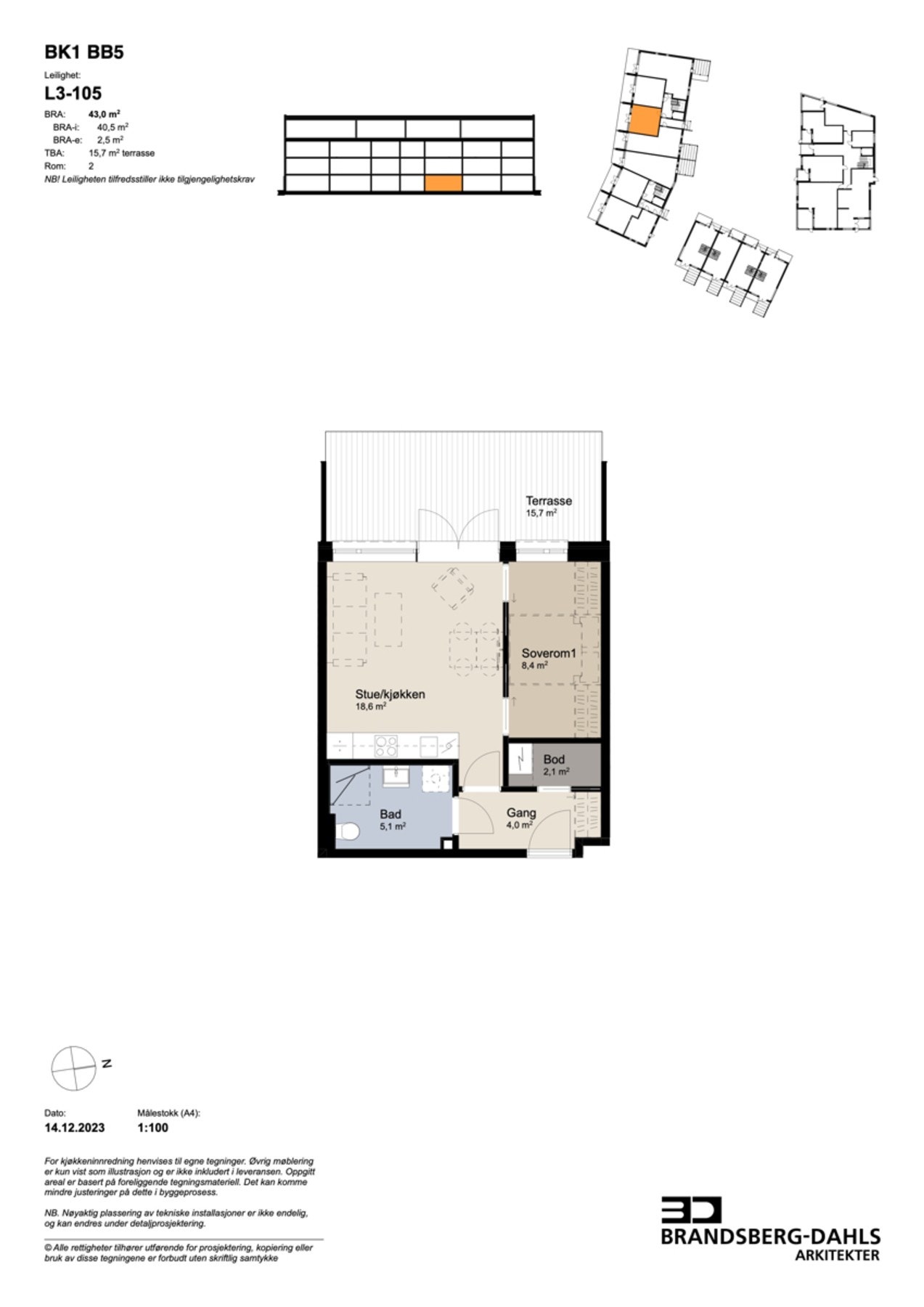 Salgstegning BB5 L3105 Galleribilde