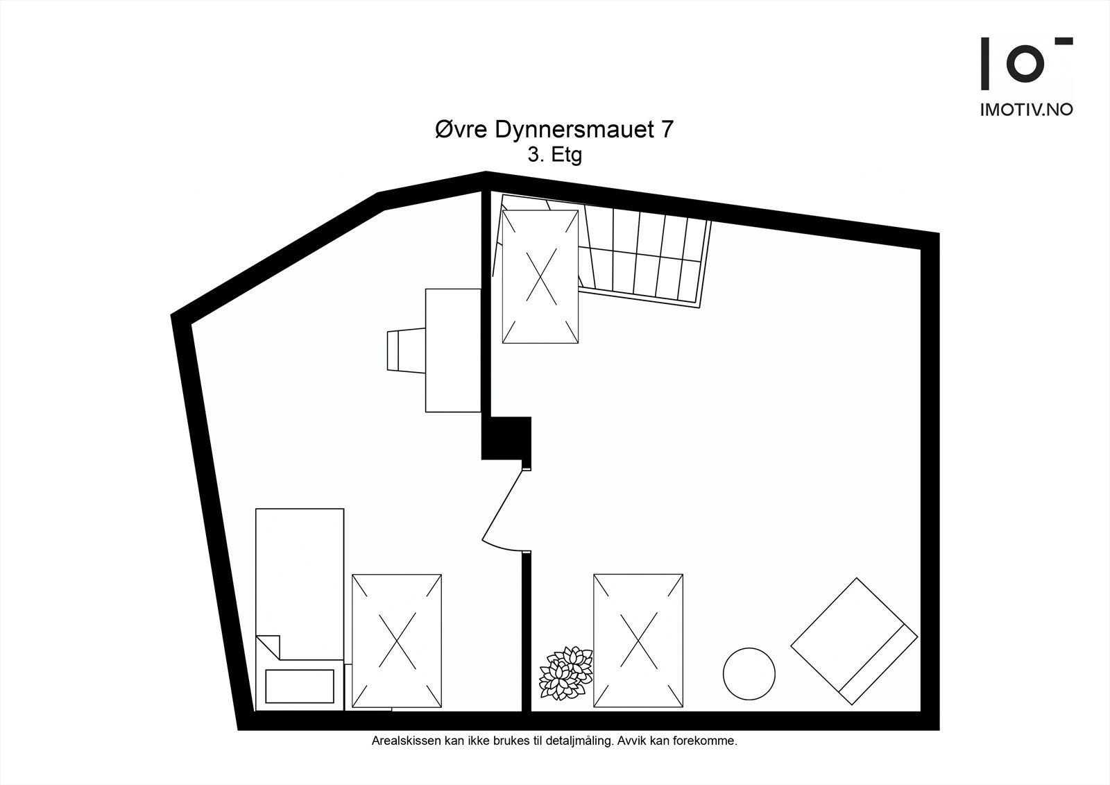 Loftsetasjen er innredet med to disponible rom, perfekt for kontor eller gjesterom. Galleribilde
