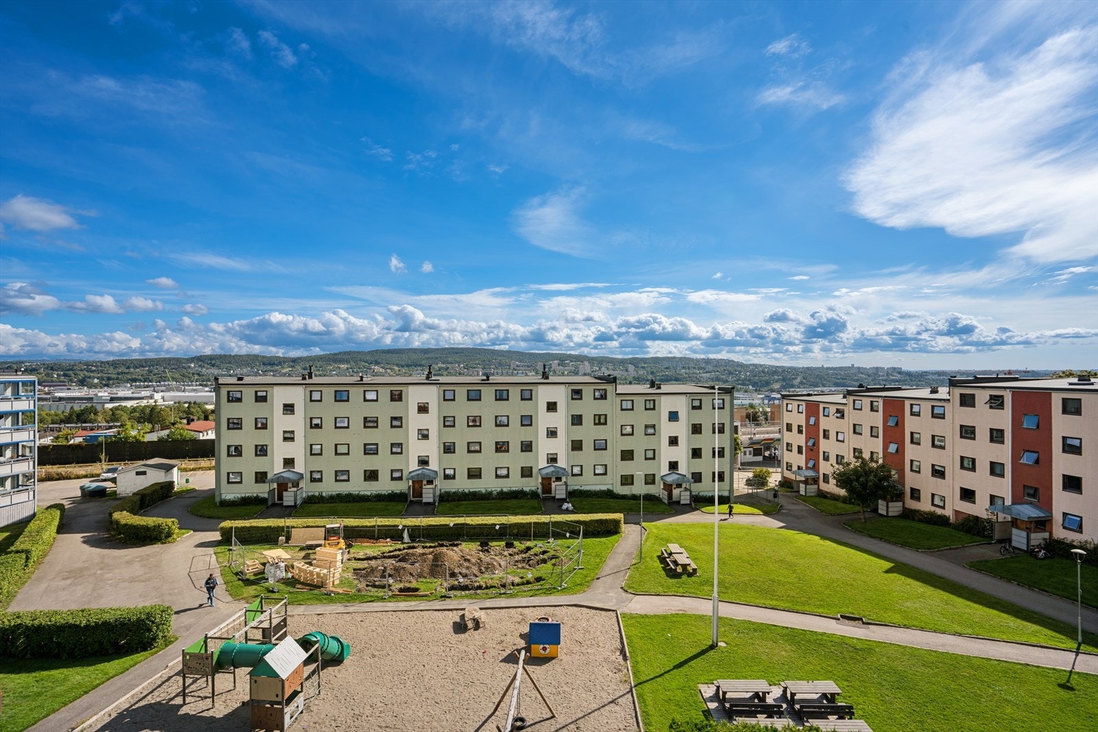 Fra leiligheten er det nydelig utsikt. Galleribilde