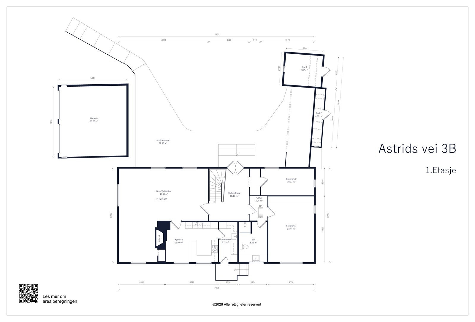 Astrids vei 3B-1.Etasje Galleribilde