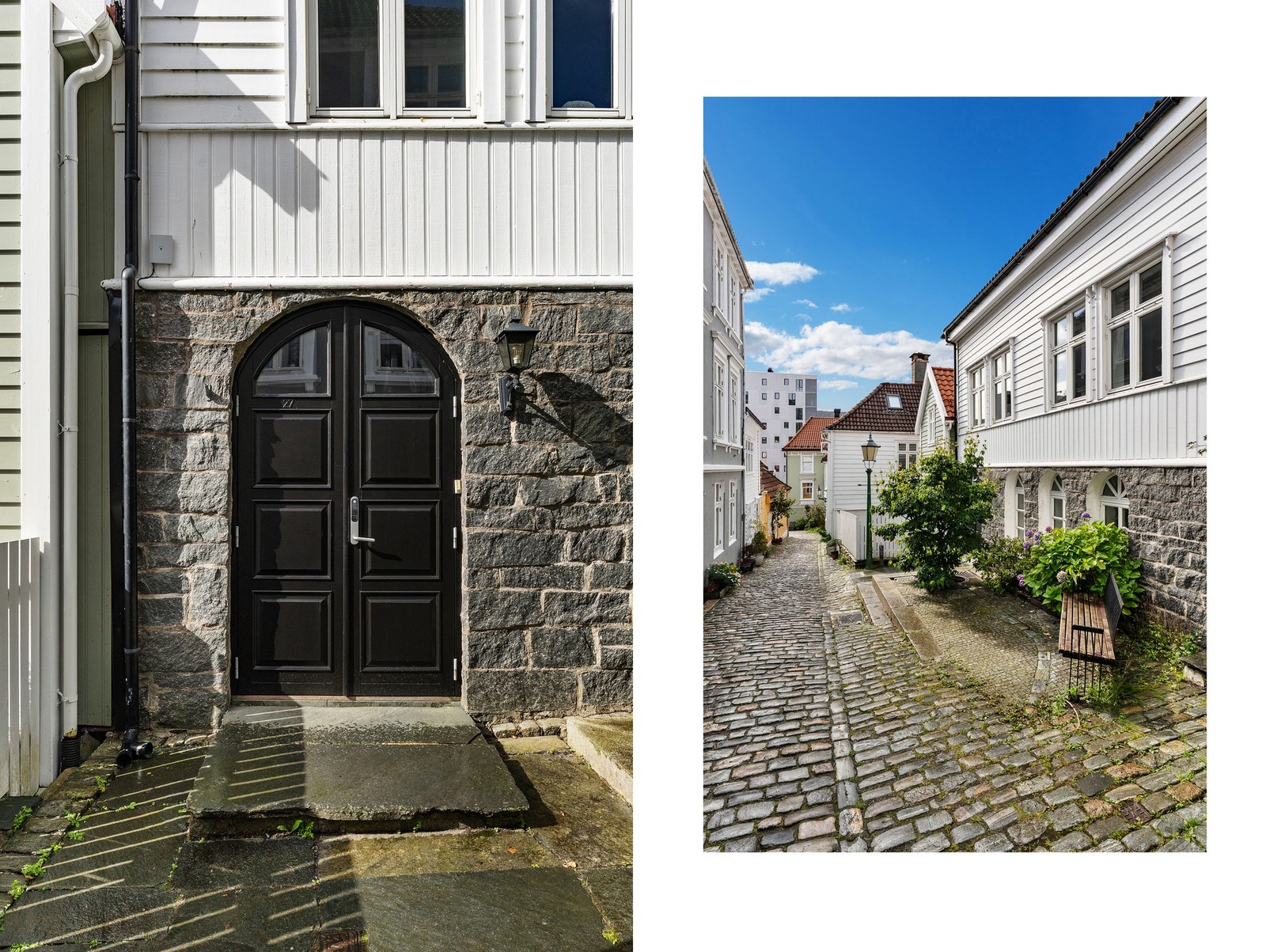 - Nydelig gate og hus - Galleribilde