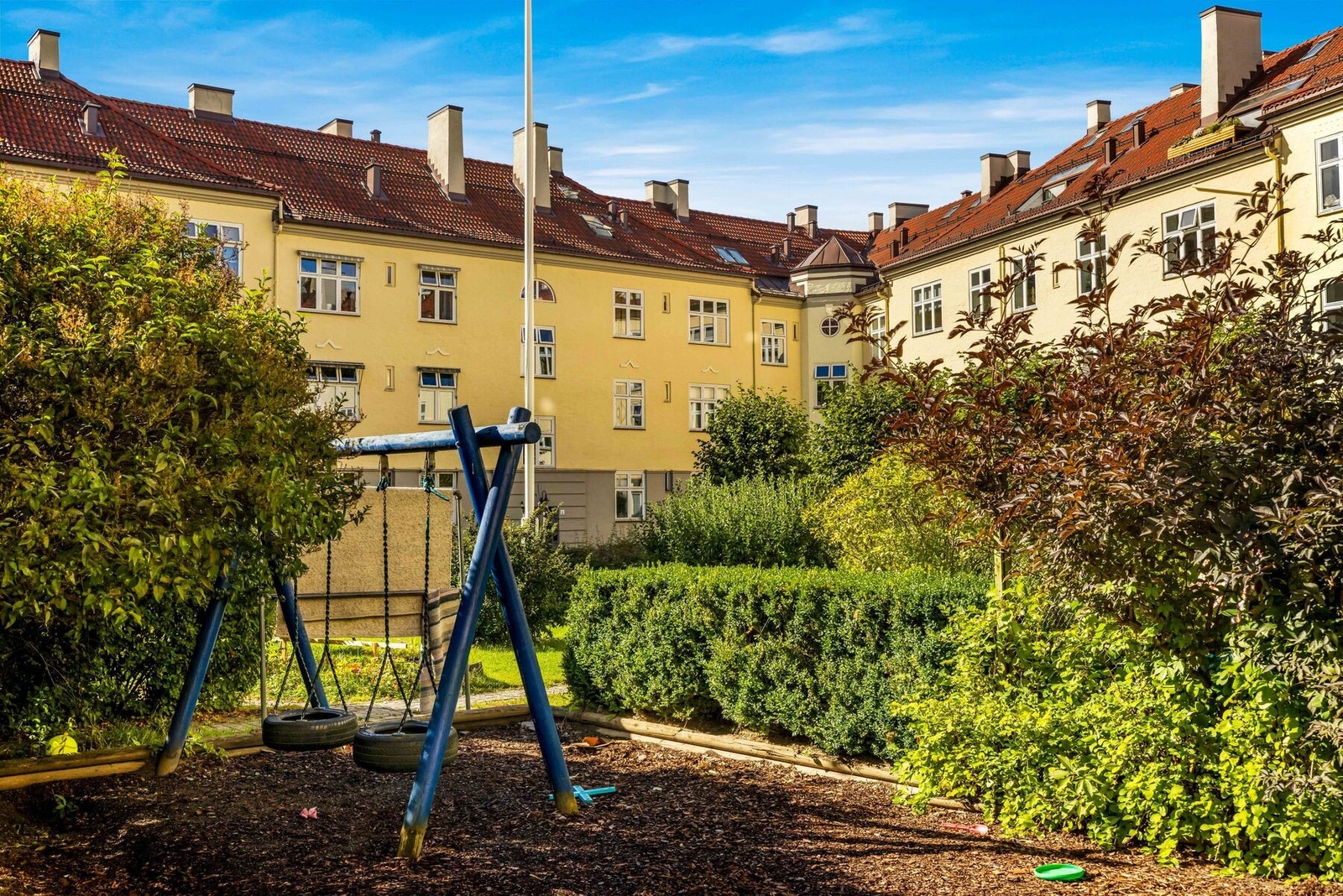 Fellesarealene er godt tilrettelagt for lek og aktiviteter. Galleribilde