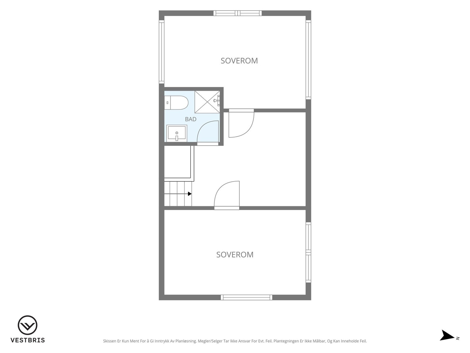 Skisse plan 6 Galleribilde