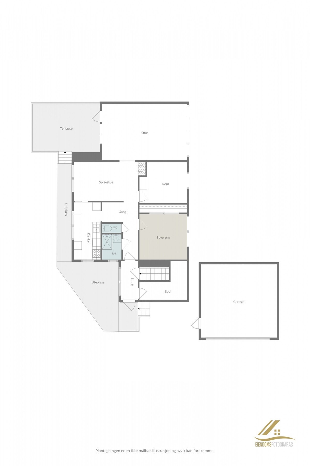 Plantegning Galleribilde