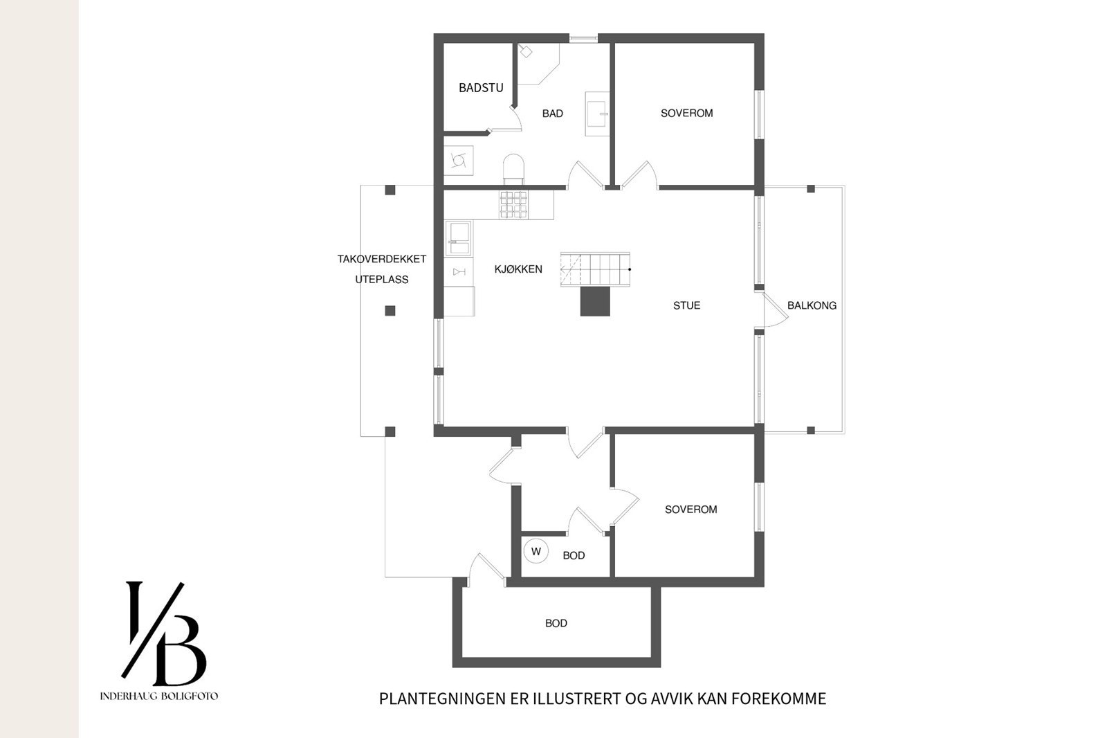 - Plantegning hovedetasje - Galleribilde