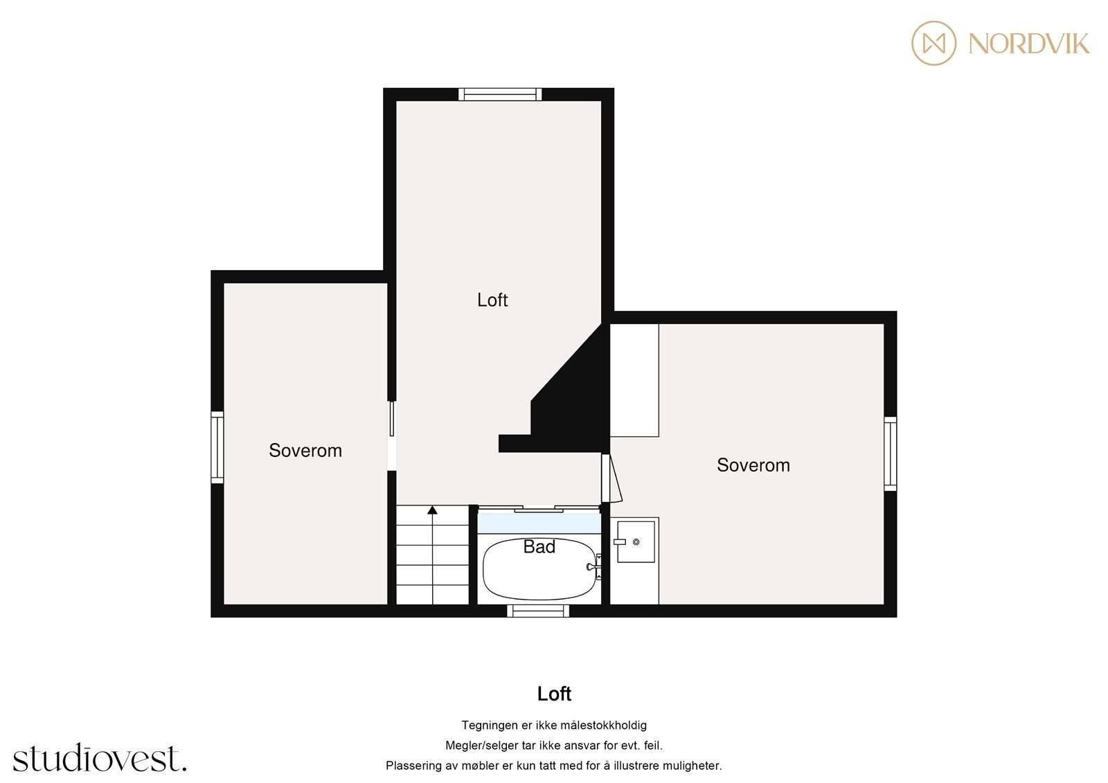 - Plantegning loft - Galleribilde