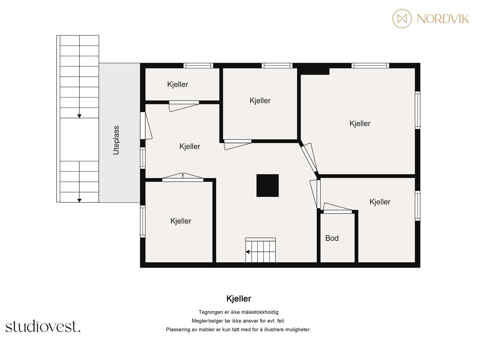 - Plantegning kjeller - Galleribilde