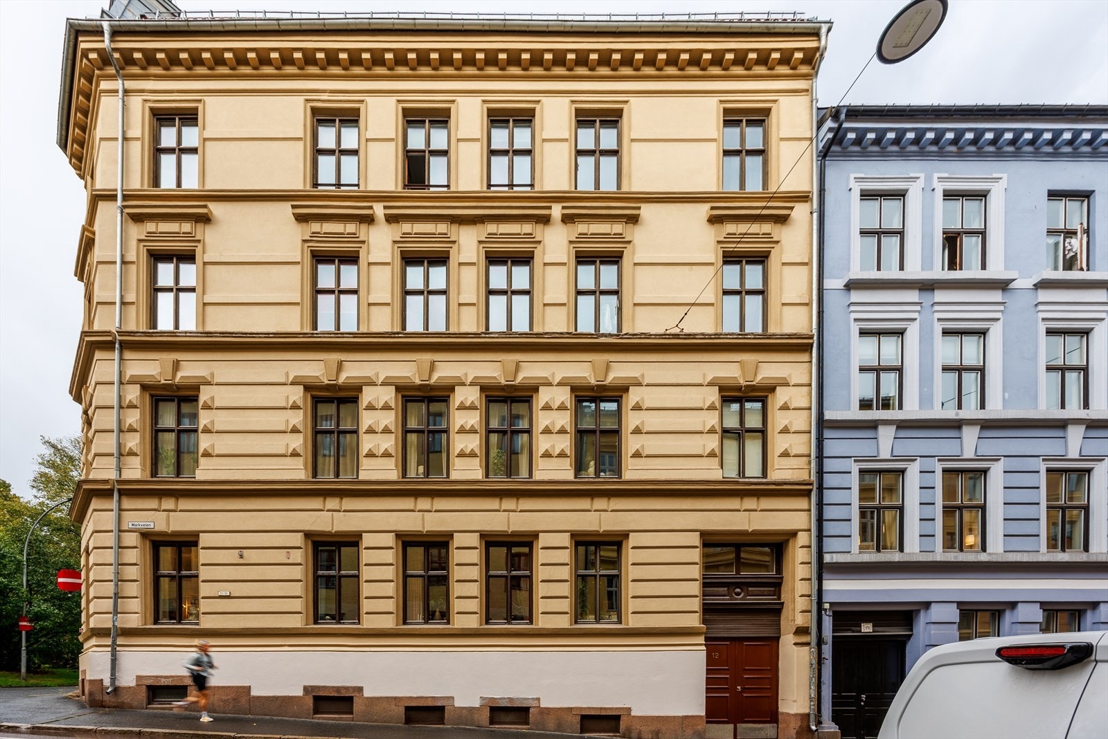 Bygården inngår i det fredede Birkelunden kulturmiljø på Grünerløkka Galleribilde