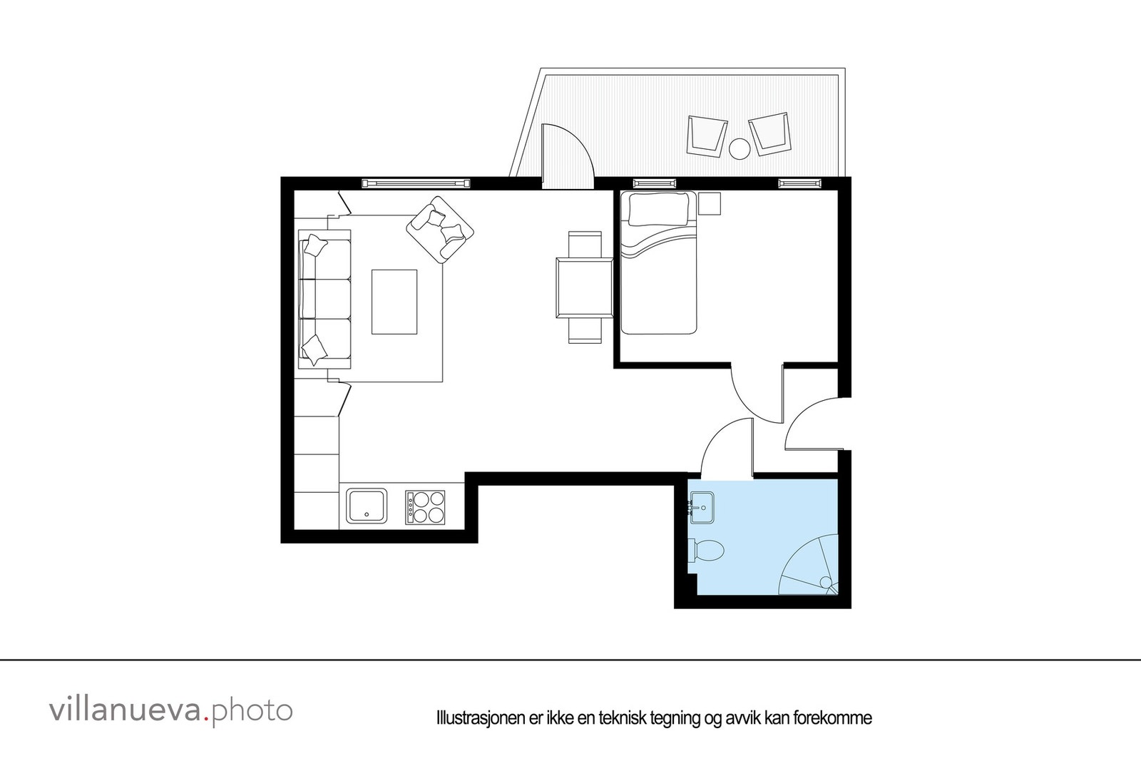 Plantegning- ikke målbar. Galleribilde