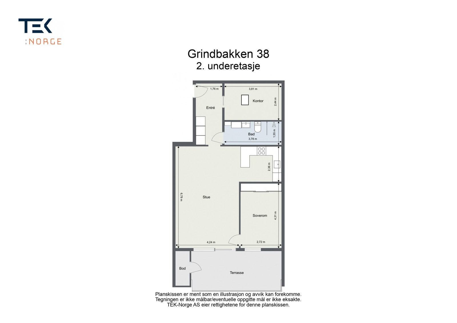 Plantegning. Galleribilde