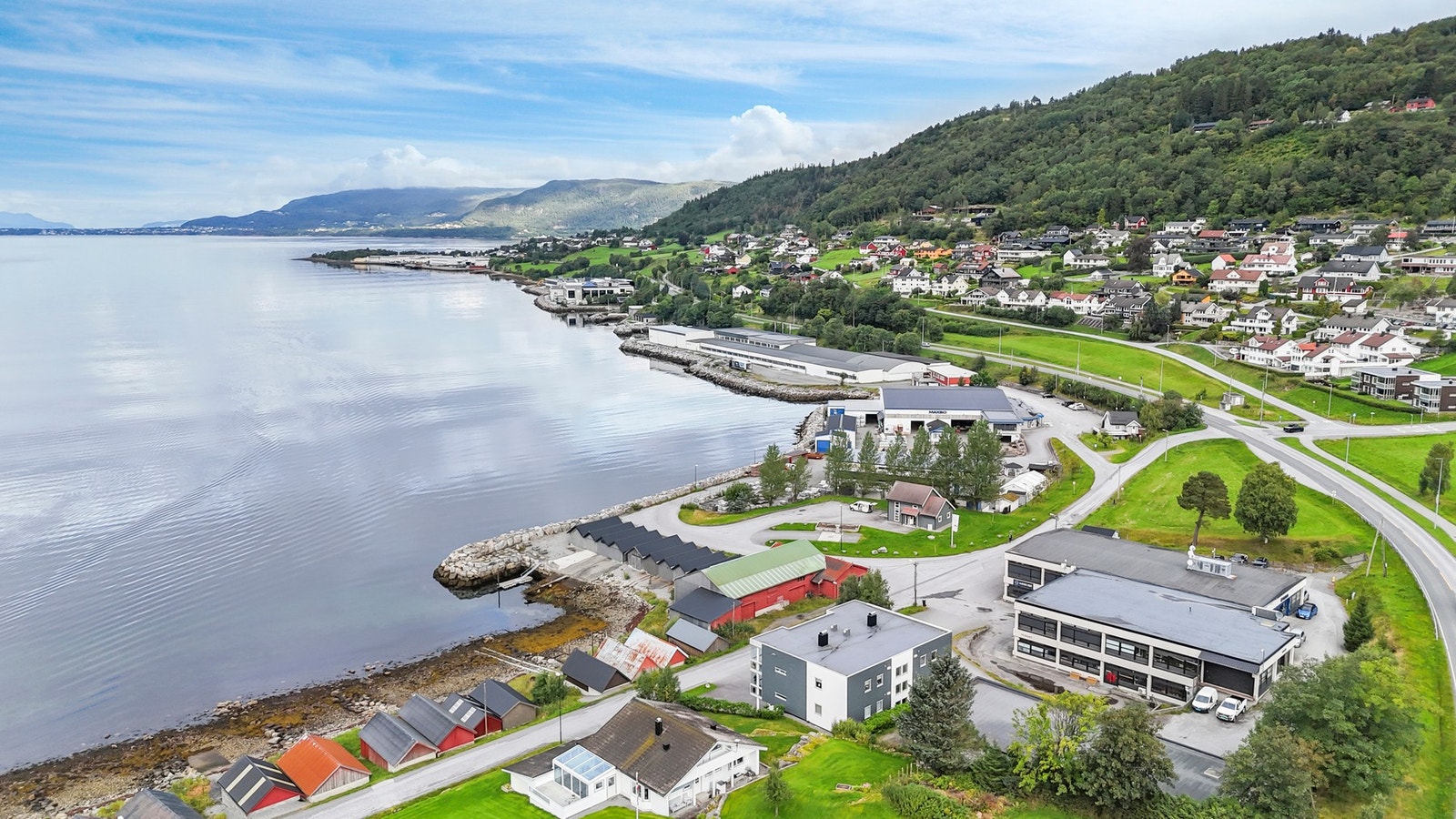 Dronebilde Galleribilde