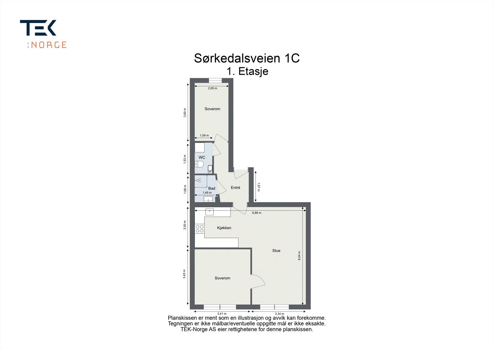 Plantegning Galleribilde
