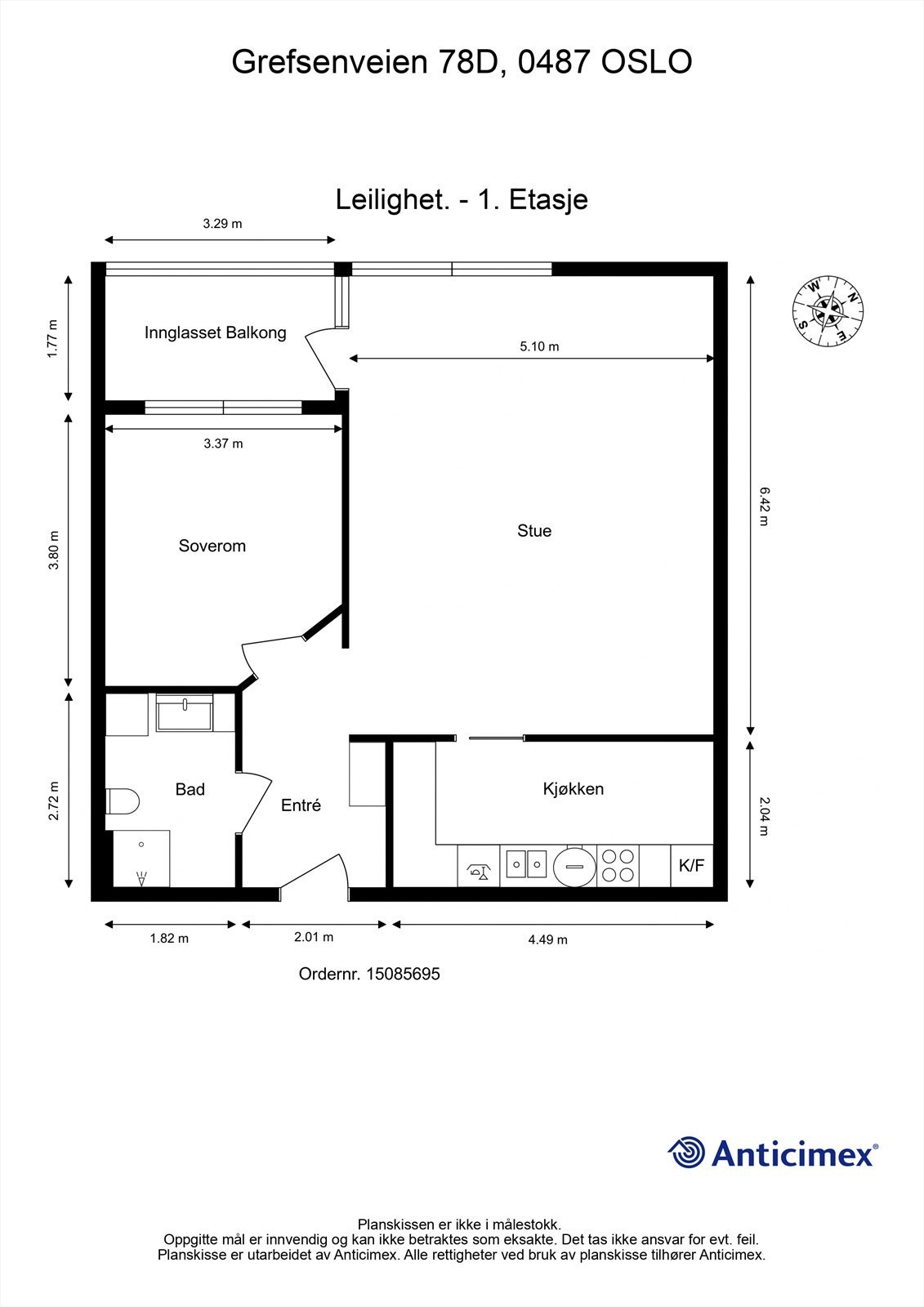 Plantegning Galleribilde