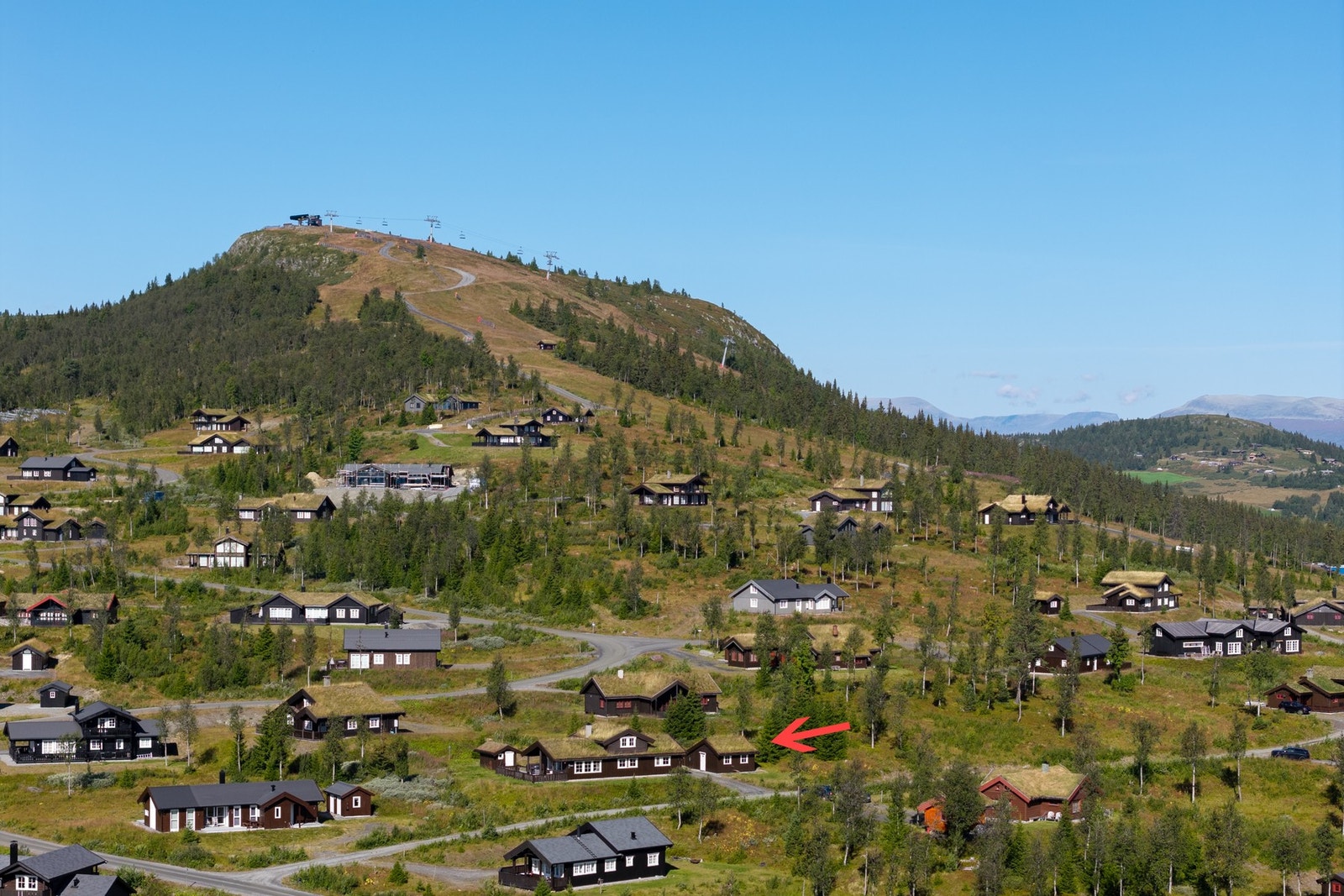Kort vei til alpinbakken i Bualie Galleribilde