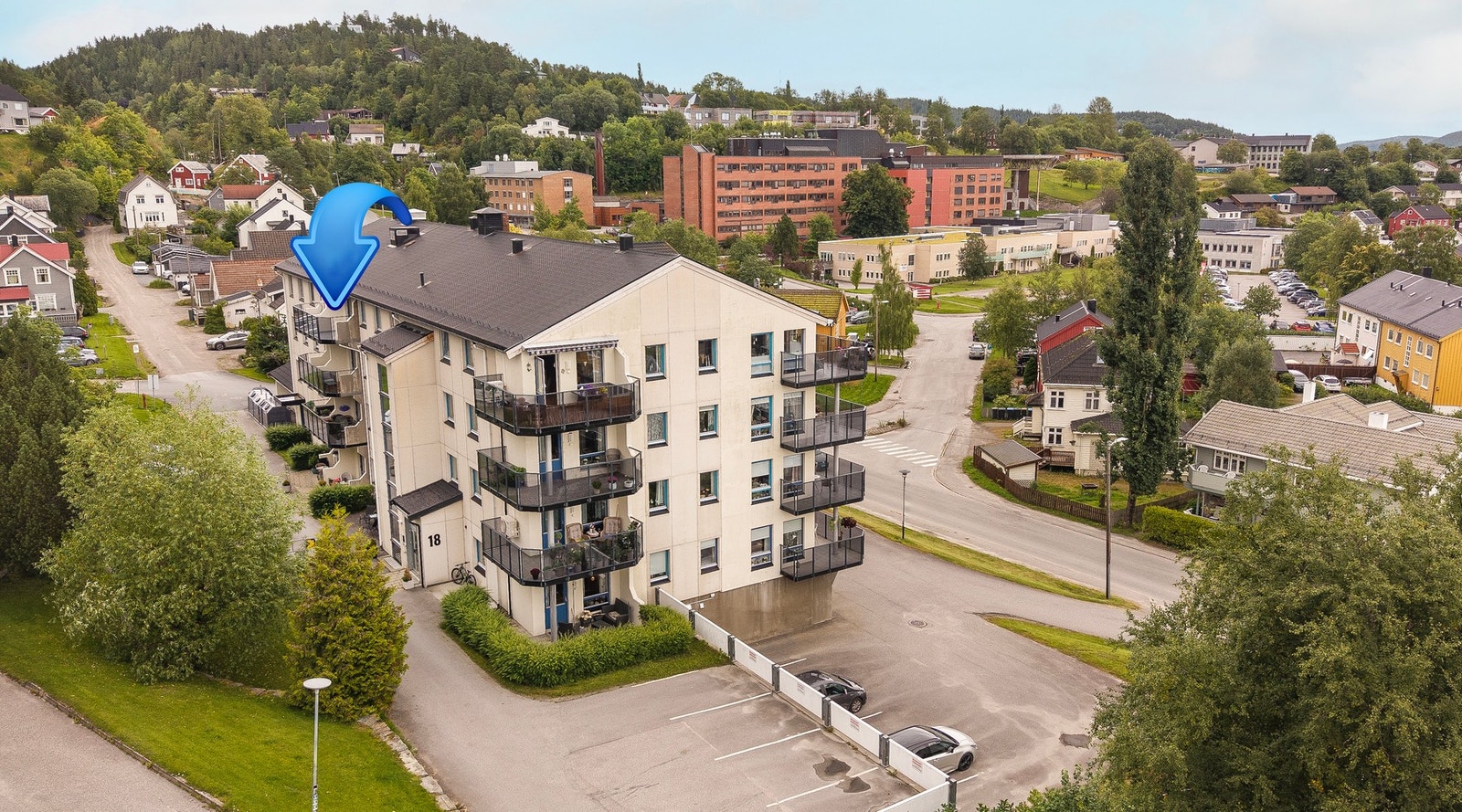 Oversiktsbilde av nærmiljøet Galleribilde