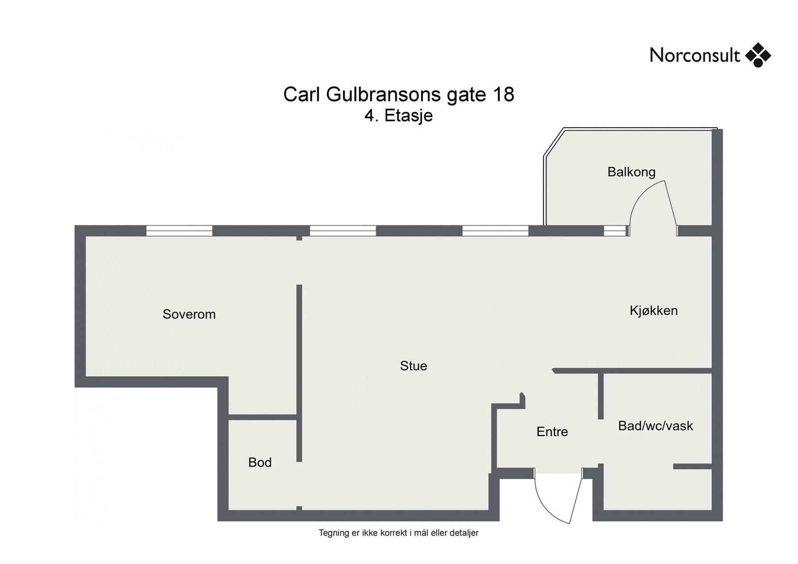 Planskisse - 4.etasje Galleribilde