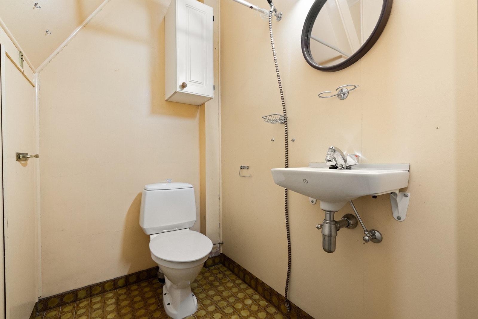 Praktisk toalettrom på ca. 2,1 m². Galleribilde