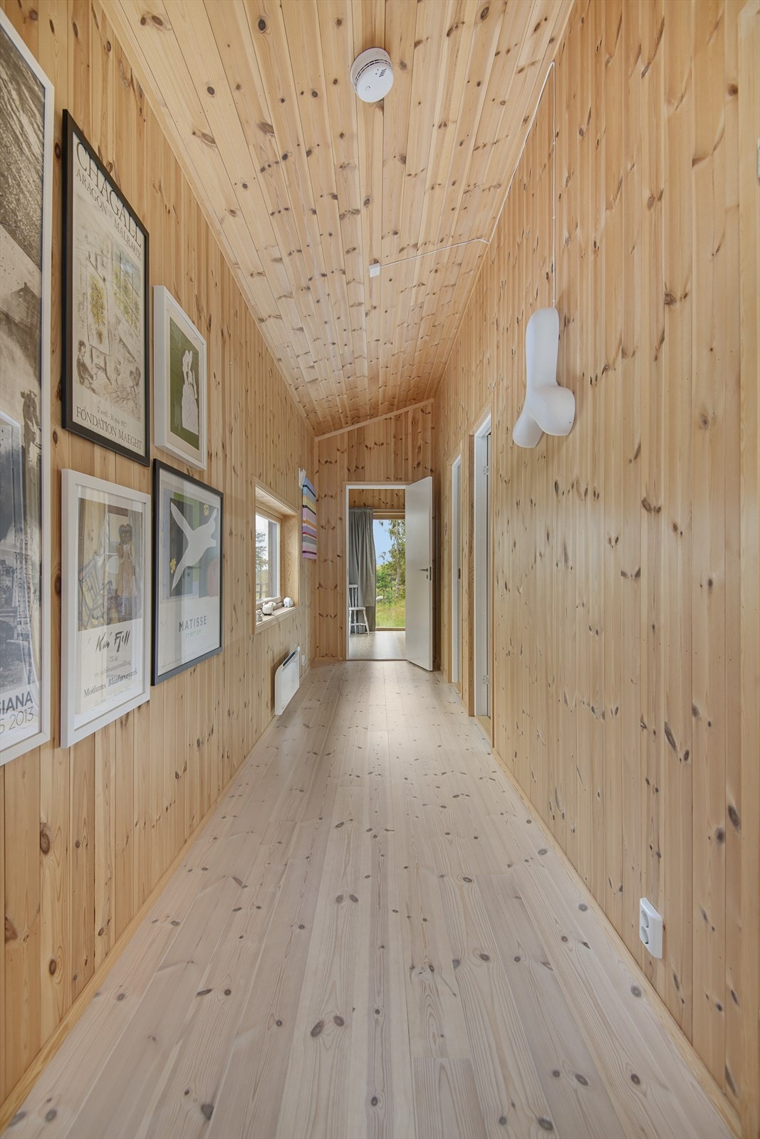 Bilde fra soveromsgangen. Galleribilde
