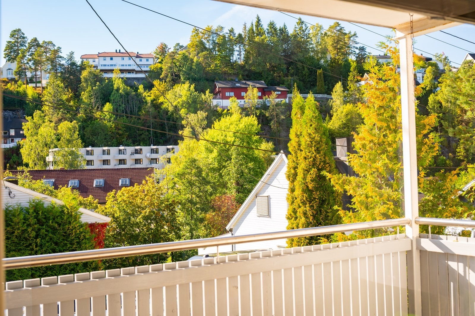 Utsikt fra balkongen. Galleribilde
